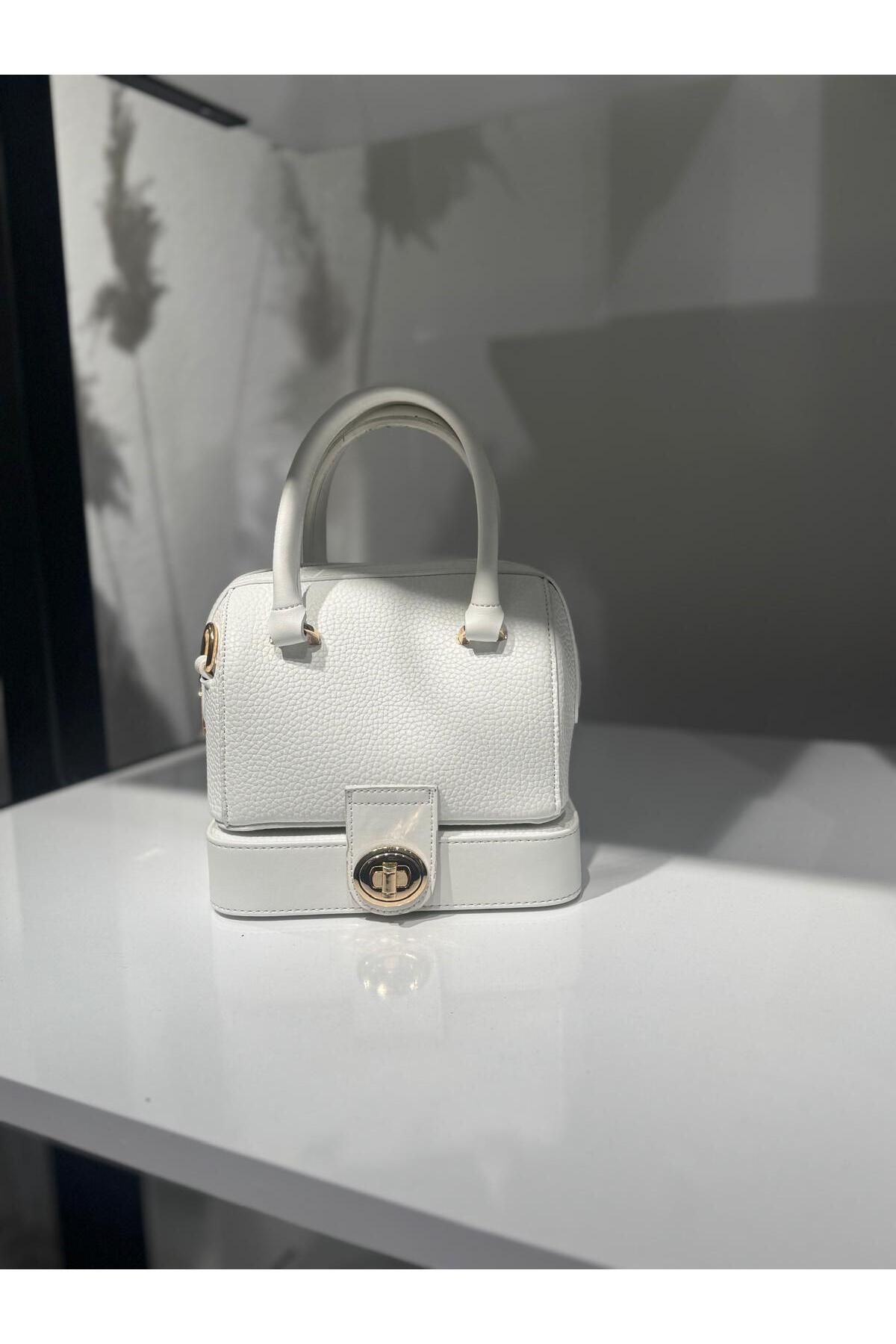 Adk Butik Aynalı Omuz ve El Çantası