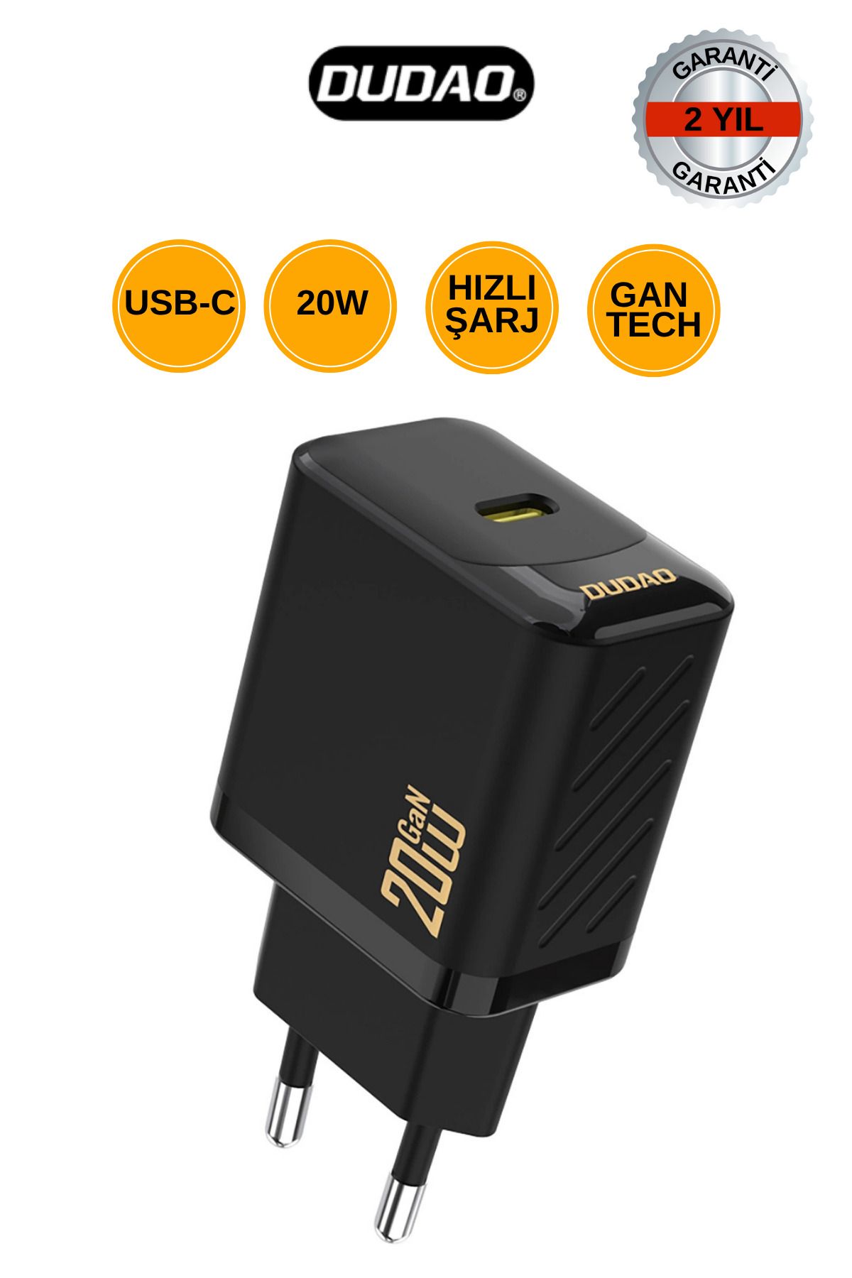DUDAO A26EU-DUDAO A26 PD20W GaN USB-C Şarj Cihazı