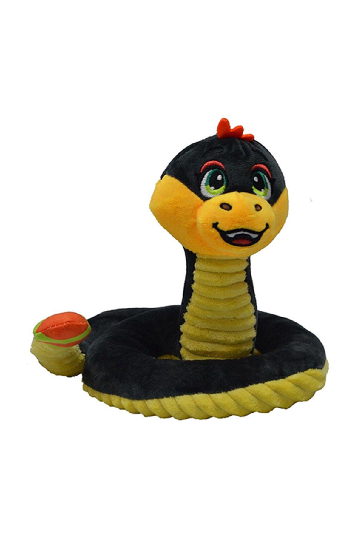 Peluş Sepeti Halley Oyuncak Çıngıraklı Yılan Peluş 25 Cm