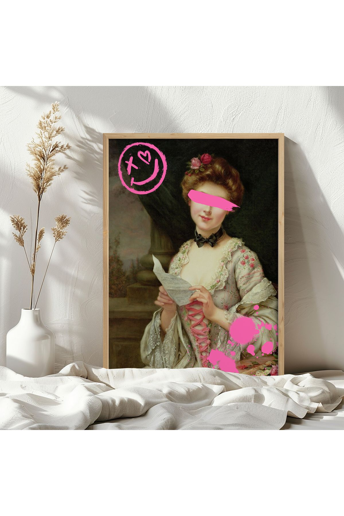 HOMEPACK Tekli Ahşap Çerçeveli Tablo Tek Parça Poster Tablo TK/EXCLUSIVE008
