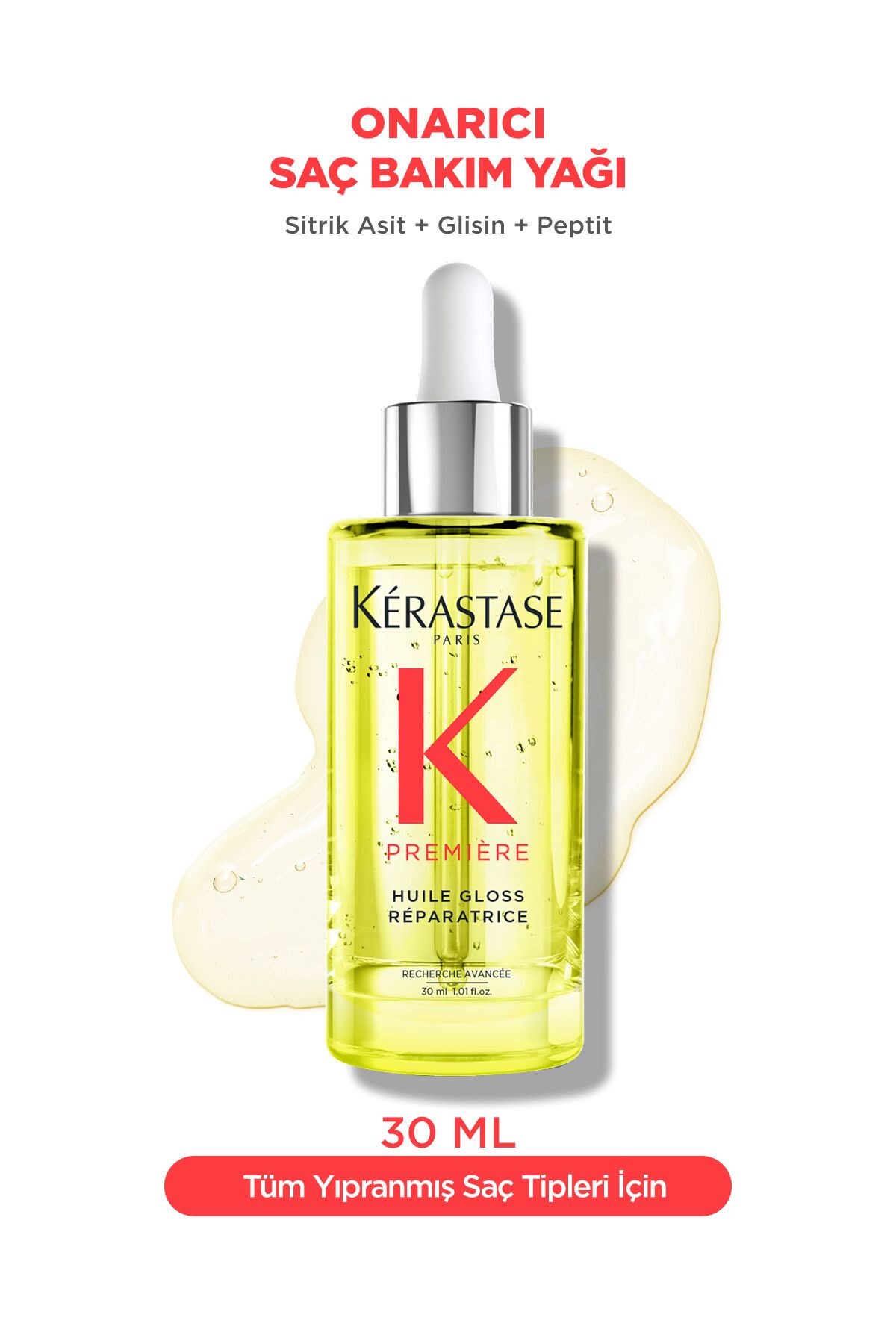 Kerastase Premiere Huile Saç Yüzeyinde Koruyucu Bir Bağ Oluşturan Onarıcı Yağı 30 mlHairBoss