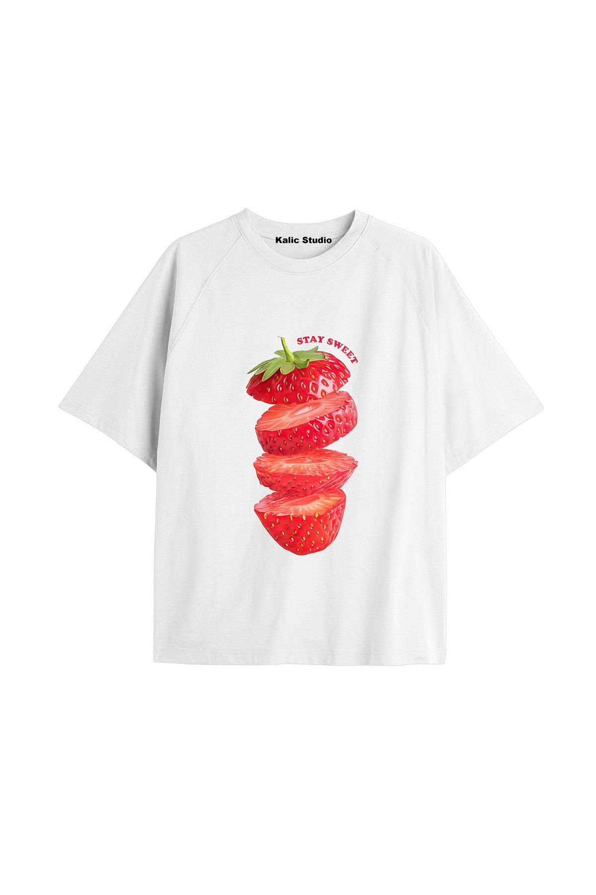 Kalic Studio Y2k vintage Cherry Baskılı Sİyah T-shirt KOD 50