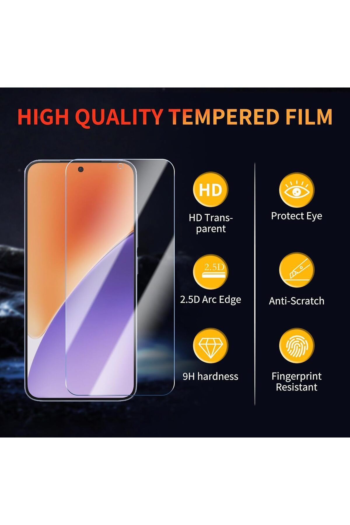 aheaks Xiaomi 15 Nano Ekran Koruyucu Nano Cam - Parmak İzi Aktif