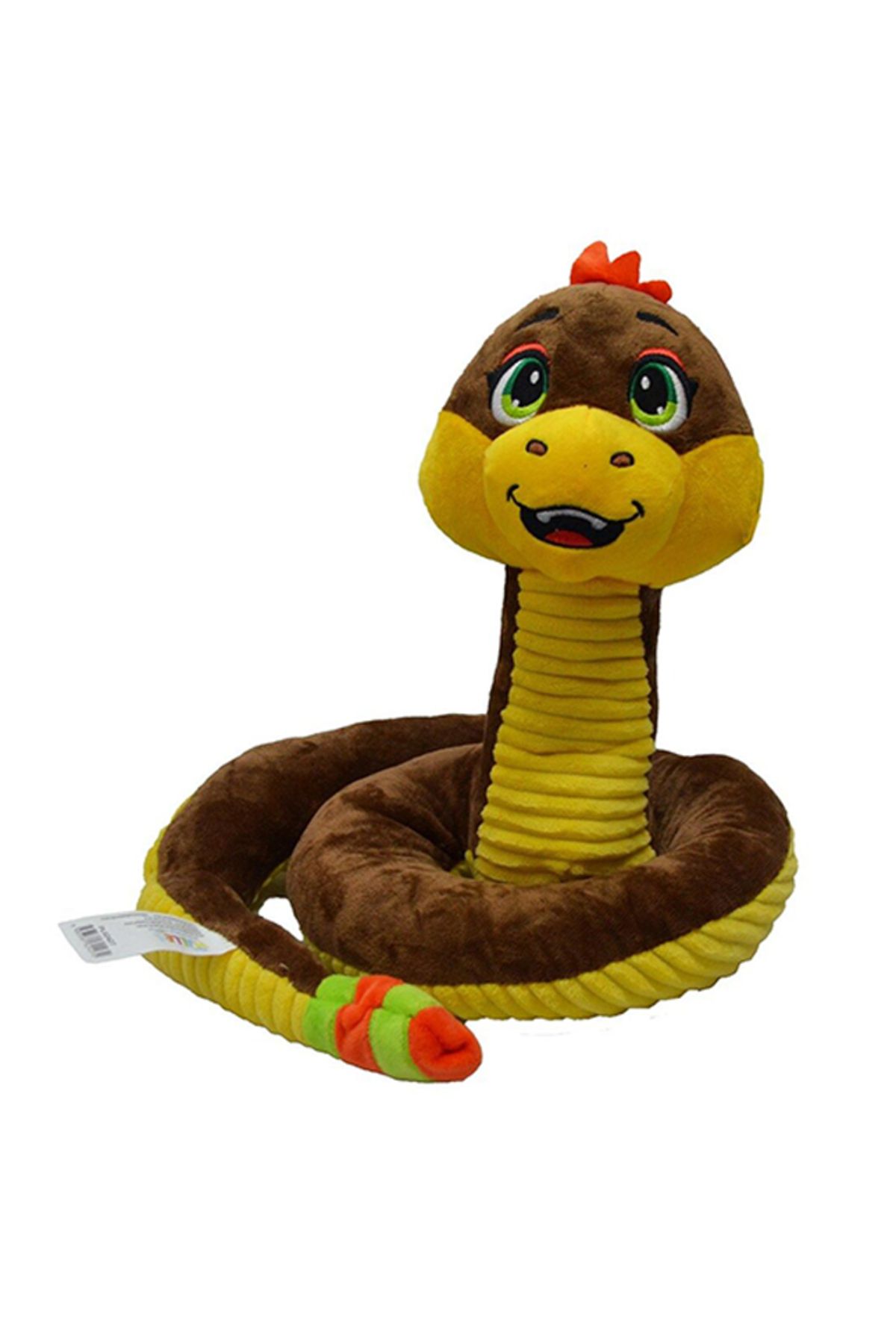 Peluş Sepeti Halley Oyuncak Çıngıraklı Yılan Peluş 25 Cm
