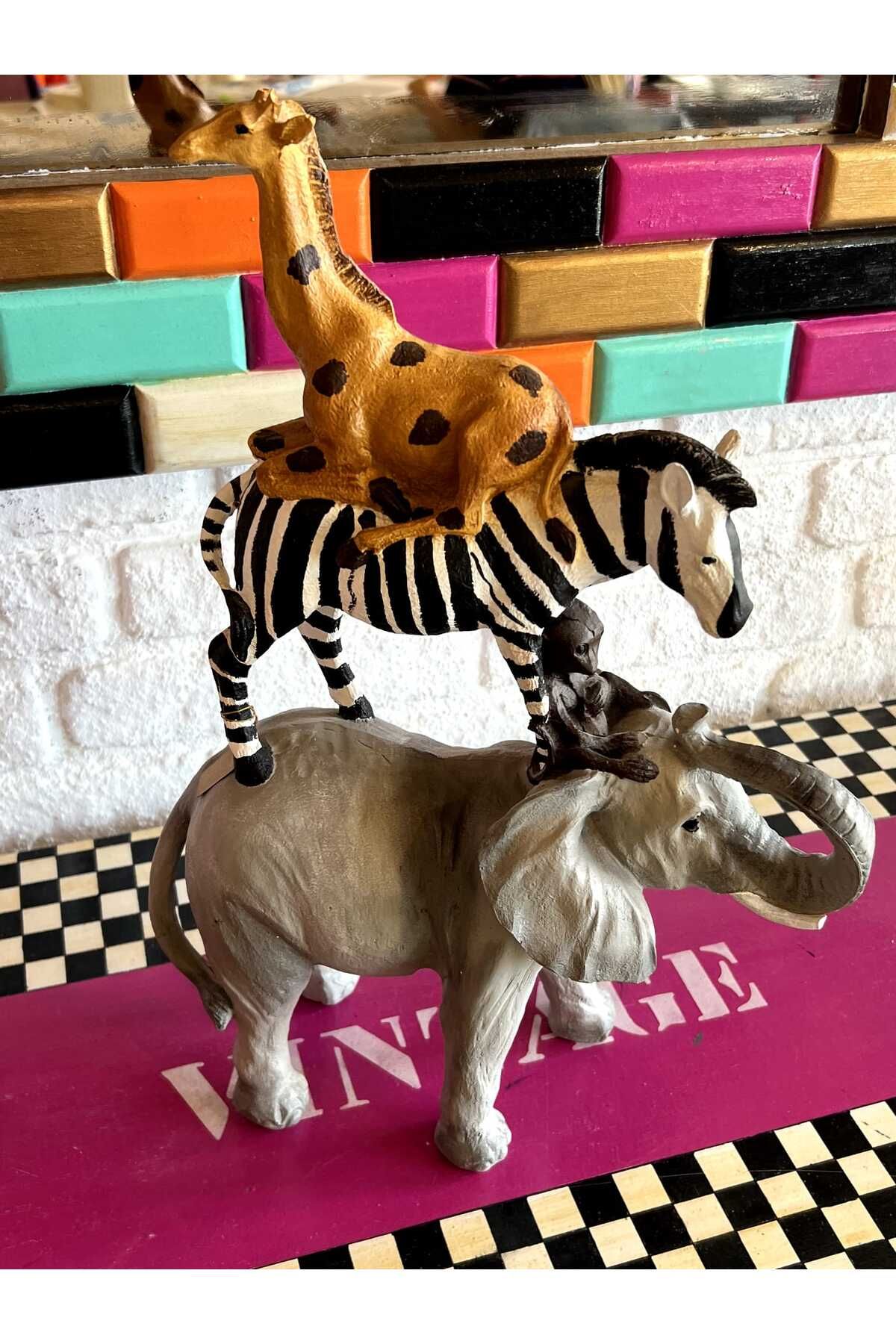 MyDafni Tamamen El Boyaması Polyester Hayvan Figürü