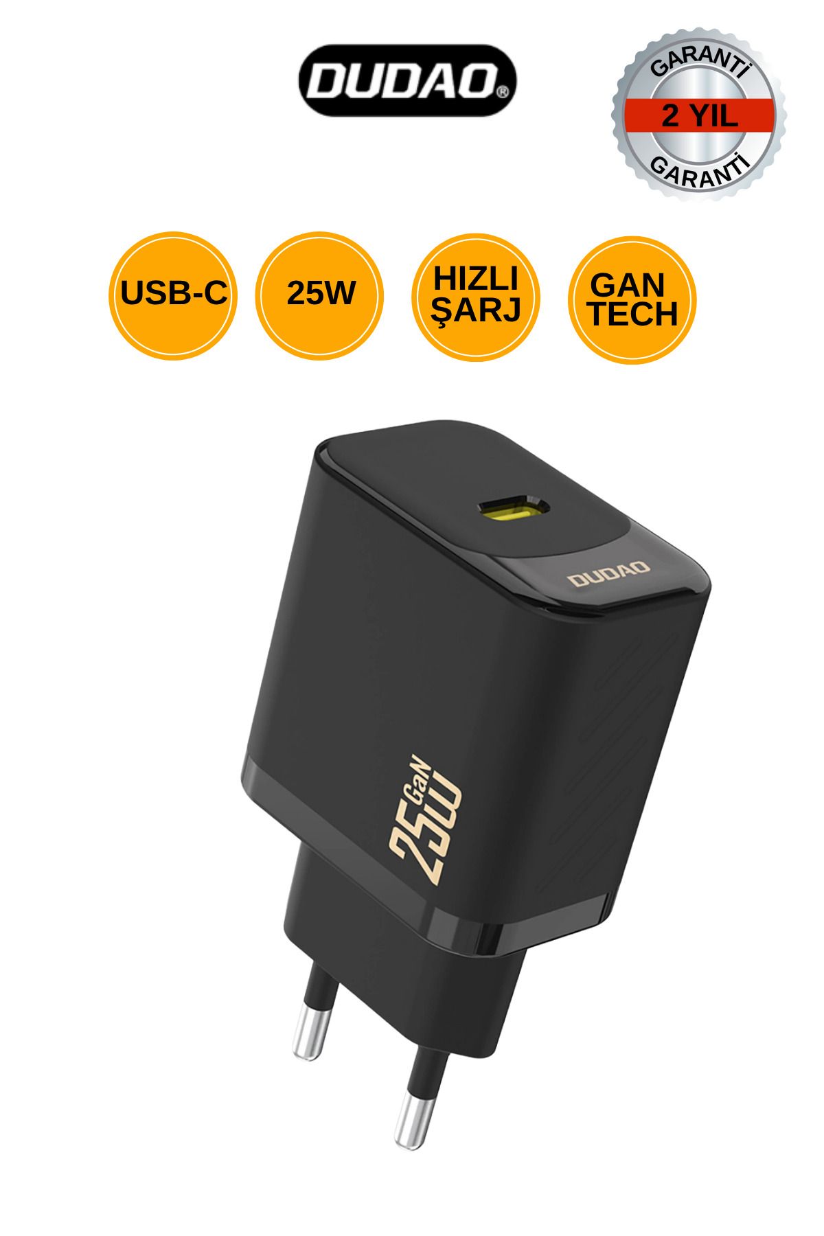 DUDAO A27 25W GaN USB-C Şarj Cihazı