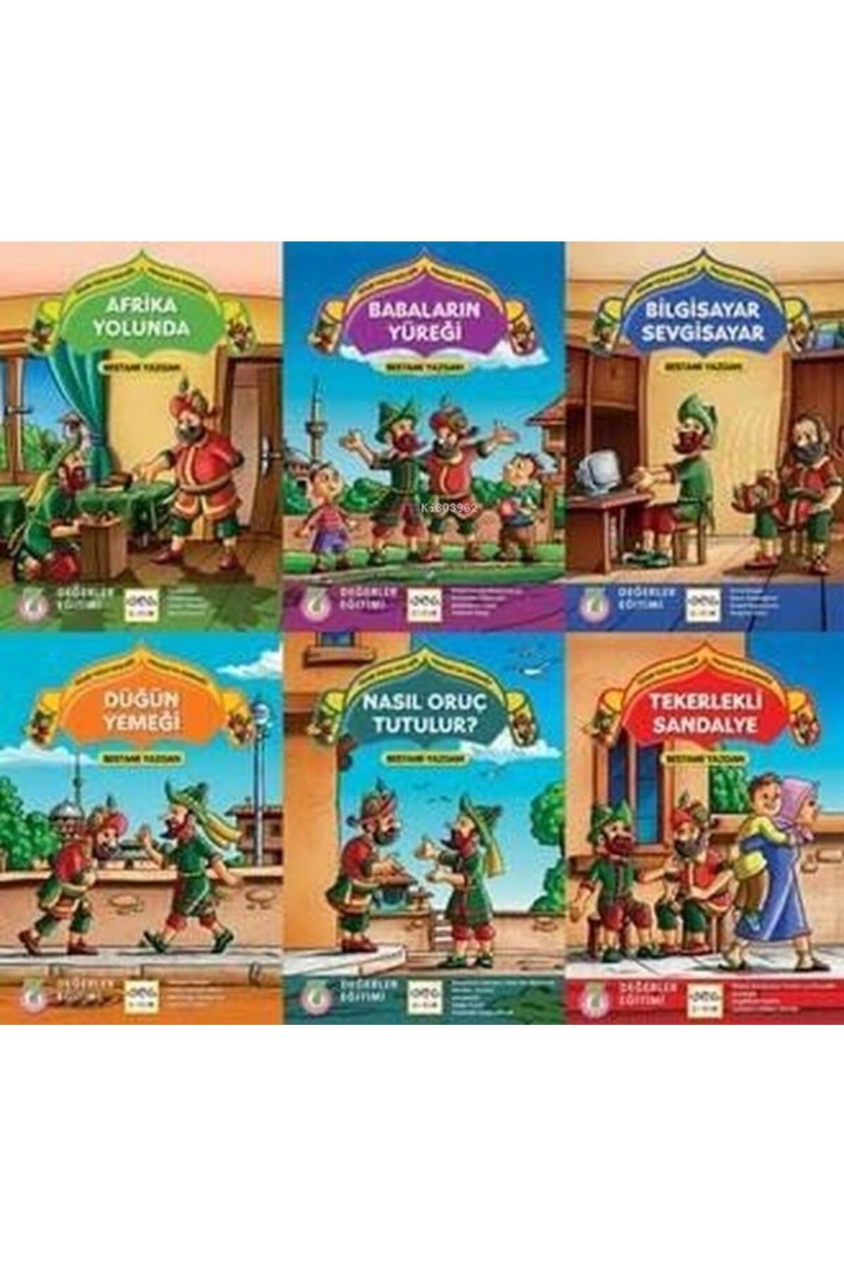 Nar Yayınları Güler Yüzle Tatlı Söz - Hacivat'la Karagöz Dizisi (6 Kitap)(Değerler eğitimi)