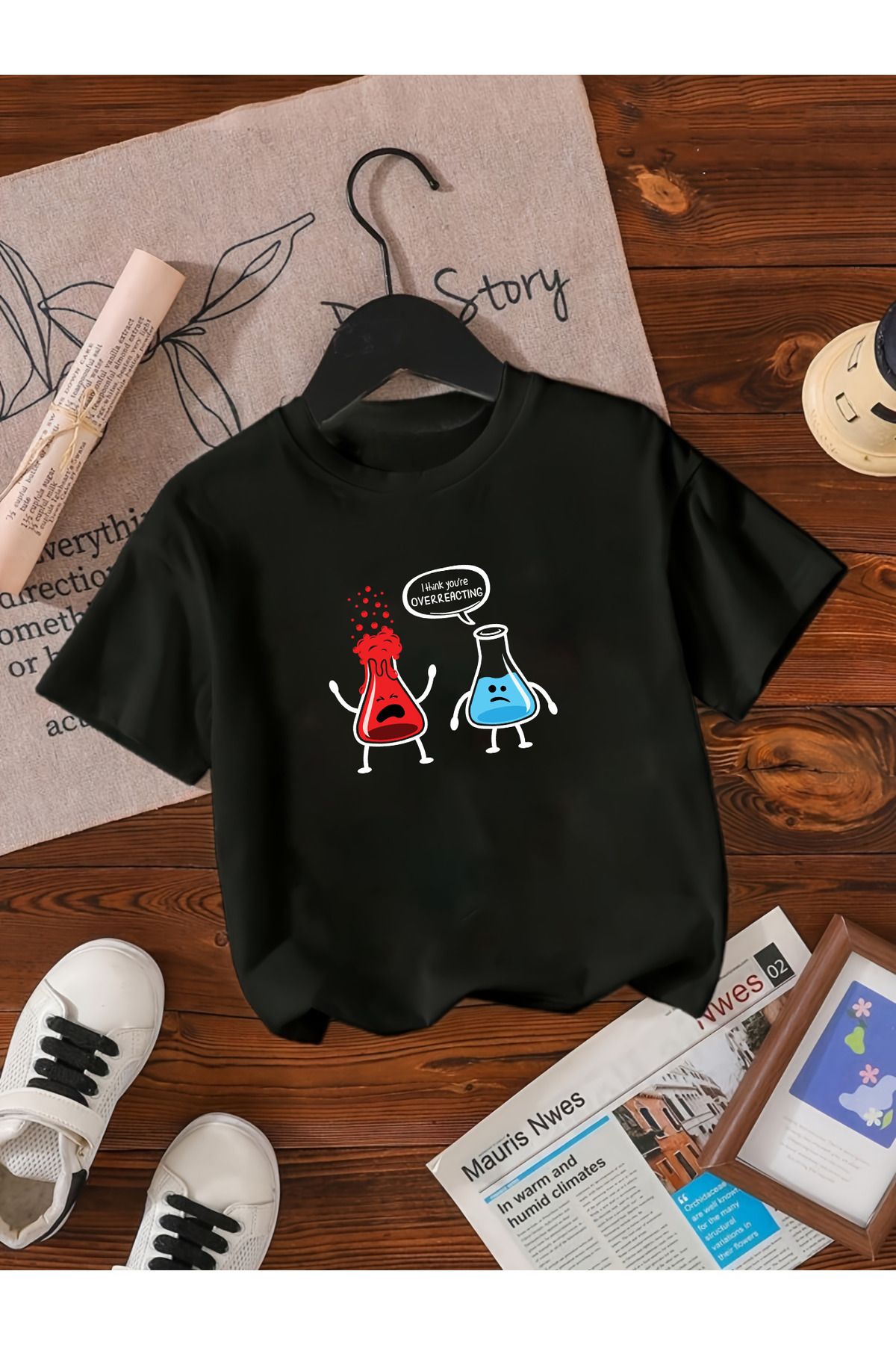 uyguntarz Fazla Tepki Verdiğinizi Düşünüyorum Baskılı Tasarım Tshirt
