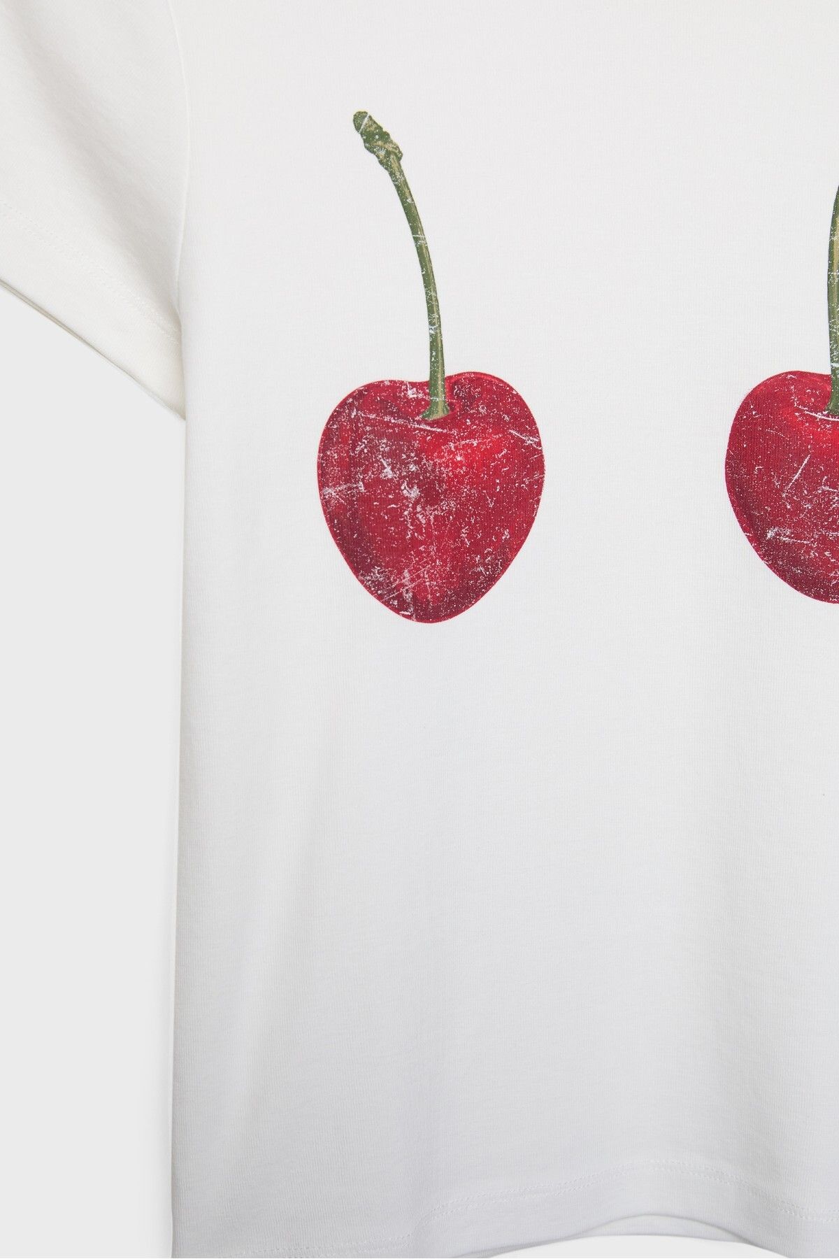 Stradivarius-Short sleeve cherry T-shirt 8
