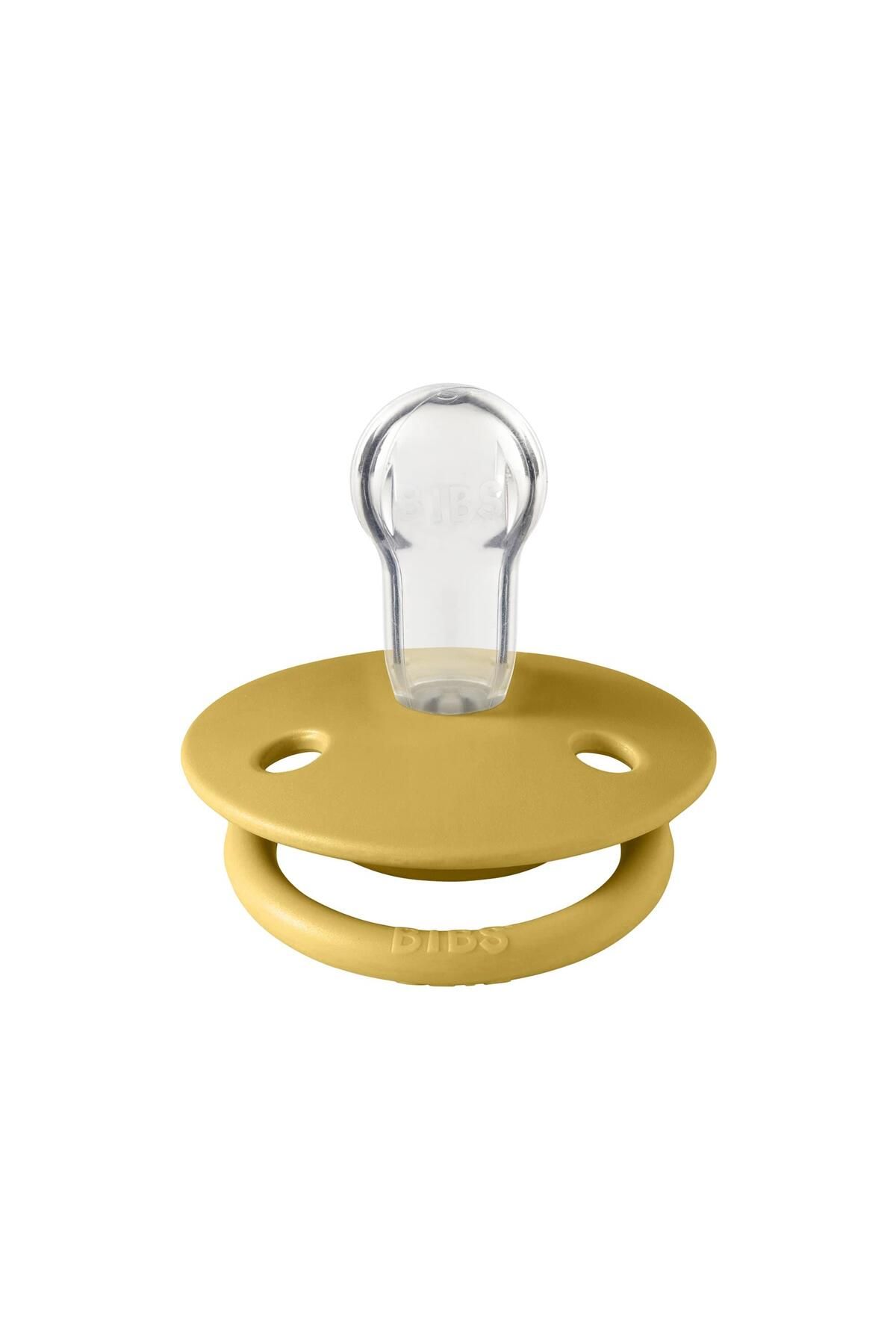 Bibs De Lux Silikon Emzik-Mustard 0-36 Ay