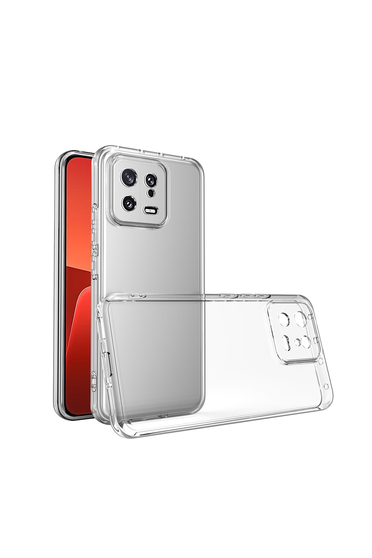 TECNOTREND Xiaomi Mi 13 Kılıf Kamera Korumalı Süper Silikon Kapak