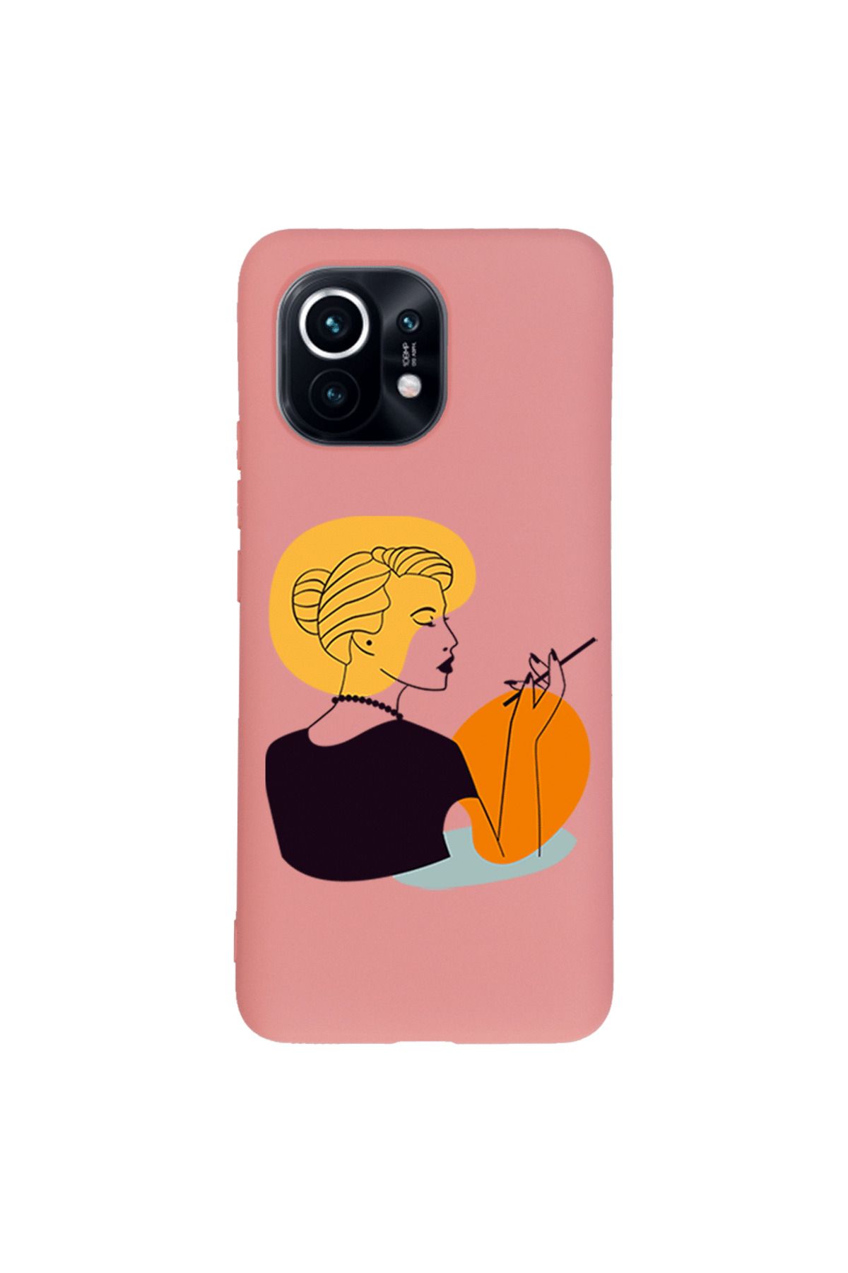 Royaleks Xiaomi Mi 11 Lansman Kılıf - Art Woman 2