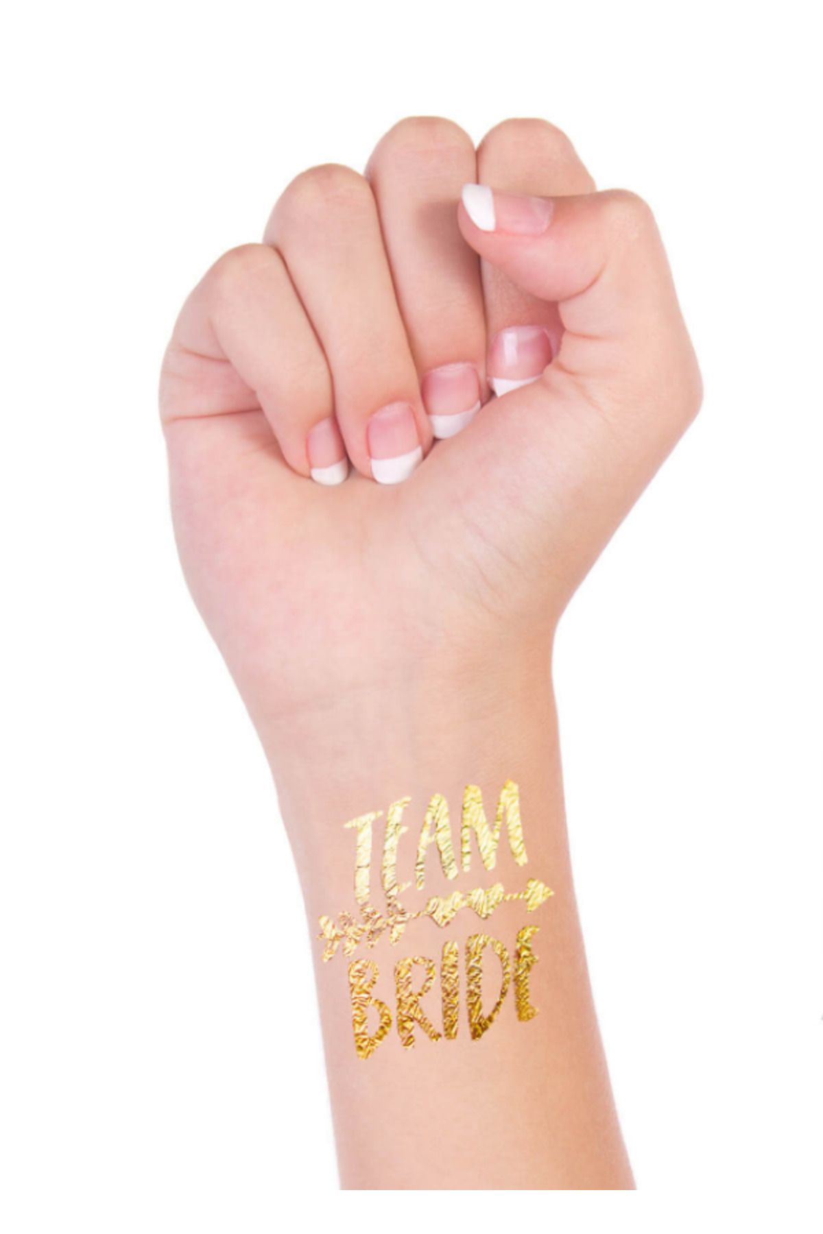 UVERTE Team Bride Dövme Gold Altın Renkli Geçici Parti Dövmesi