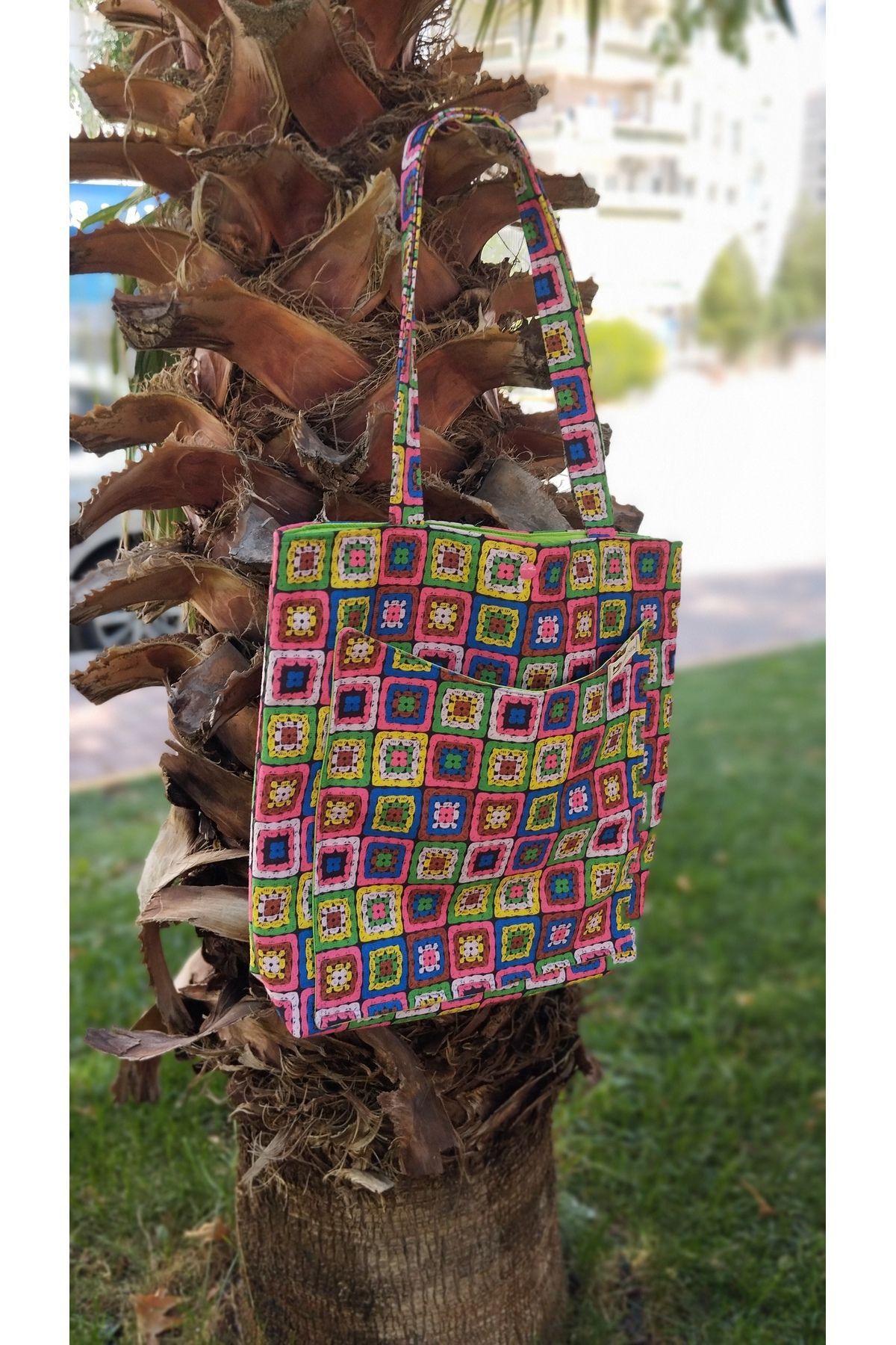 Diru Motif omuz çantası