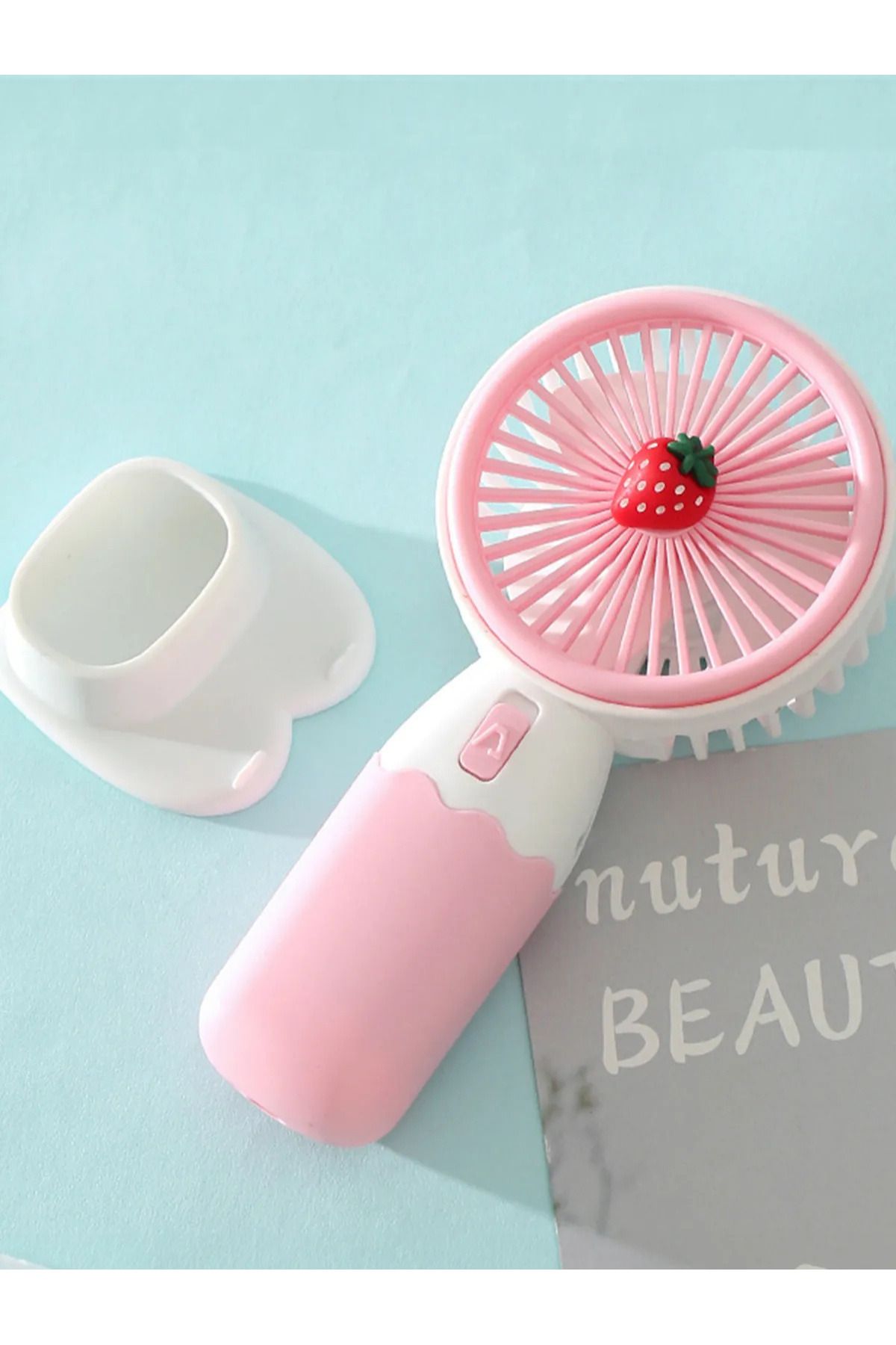 welcomein Mini Fan Usb Vantilatör El Fanı Taşınabilir Vantilatör Şarjlı