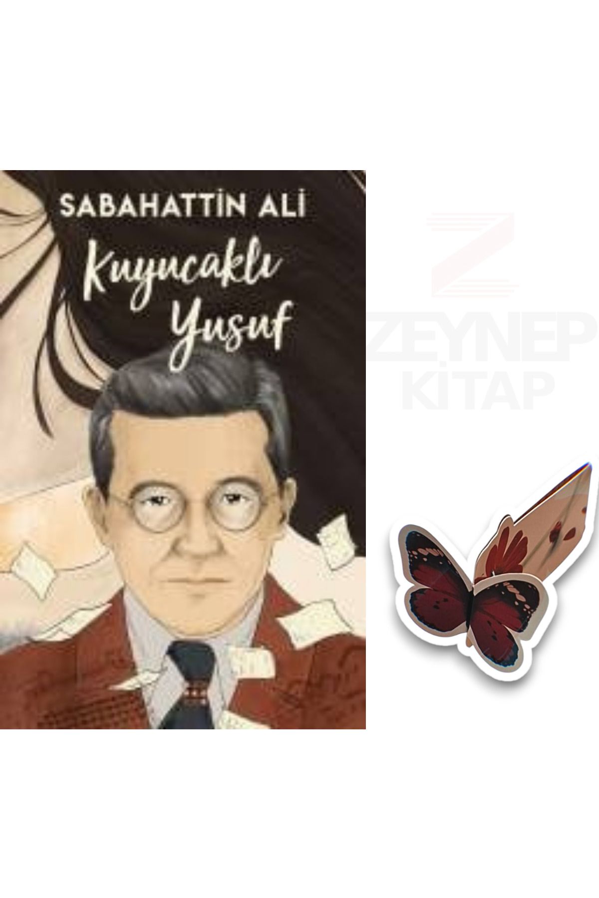 Dokuz Yayınları Kuyucaklı Yusuf - Sabahattin Ali(Özel Tasarım Kelebek Ayraç Hediye)