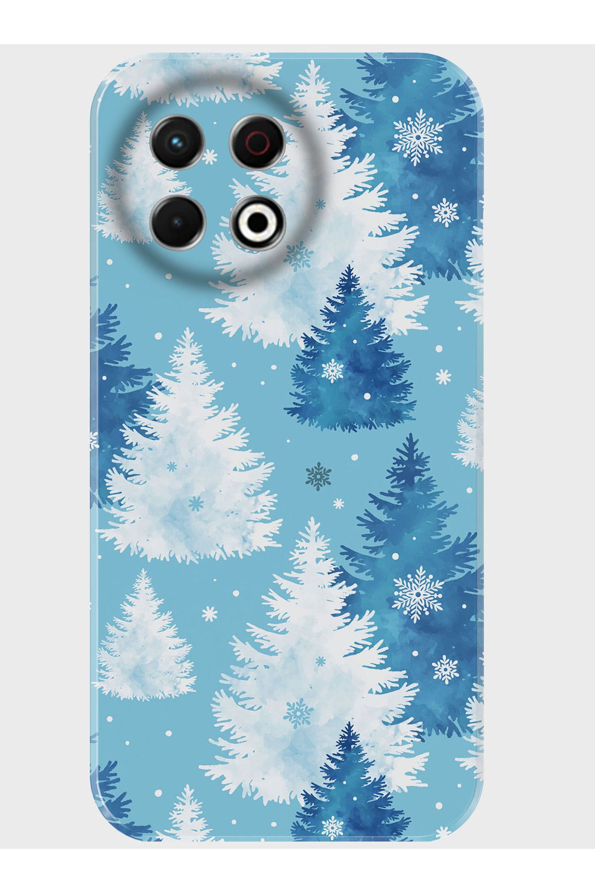 Activist Tecno Spark 30 Pro Kılıf Kamera Korumalı Baskılı Silikon Kapak - winter