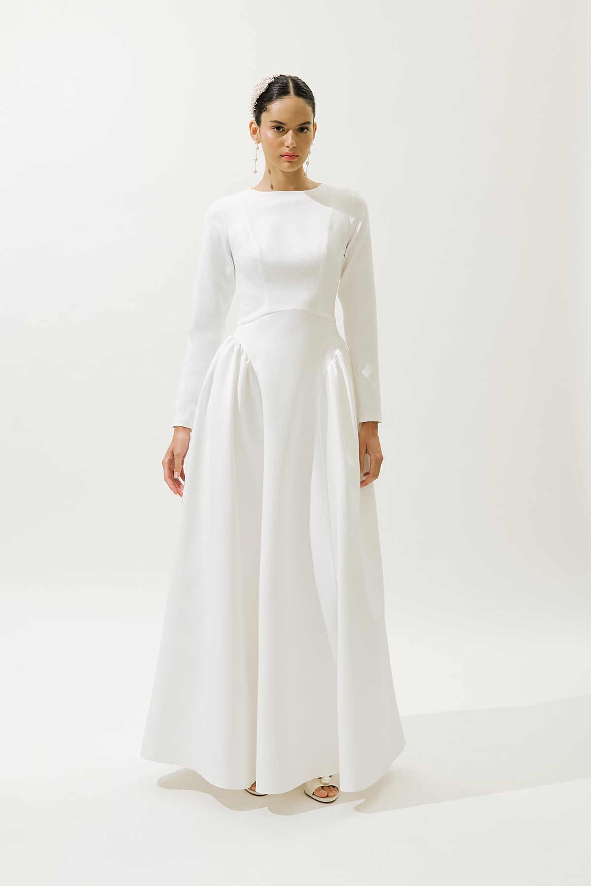 Manuka-LORA ABENDKLEID ECRU 3