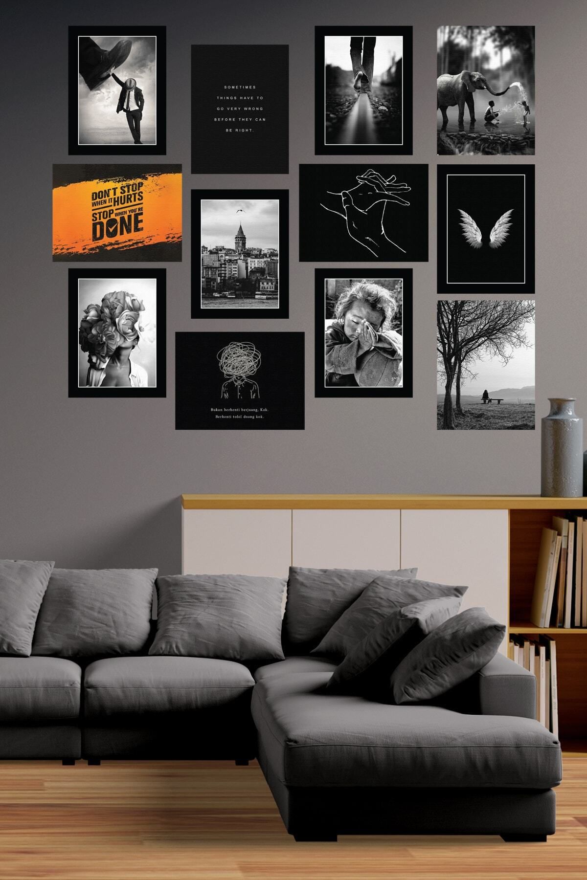 Pi Dekorasyon Modern Style 12 Parçalı Mdf Tablo Mck024