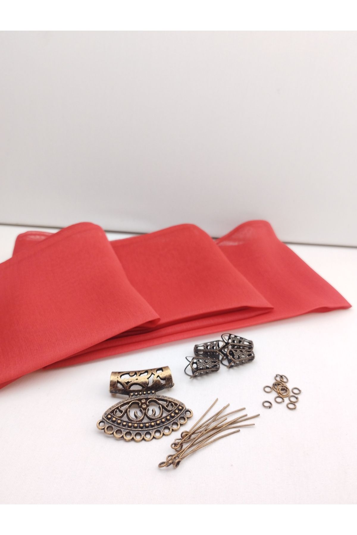 estgiftstore KIRMIZI FULAR SET