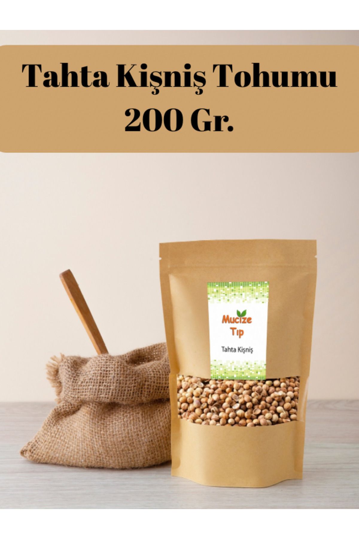 Mucize Tıp Tahta Kişnişli Tohumu 200 Gr.