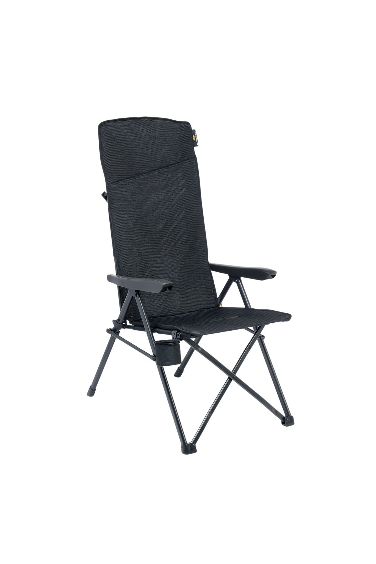 Uquip Justy XL Comfort+ Black Edition 3 Pozisyonlu Konforlu Kamp Sandalyesi