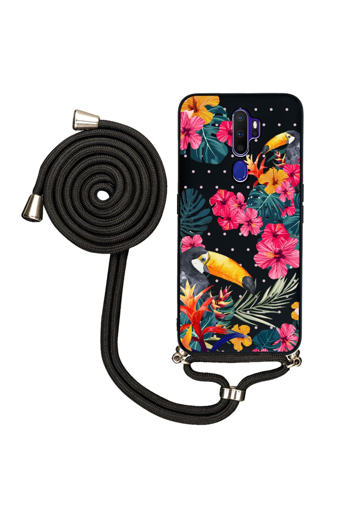 Royaleks Oppo A5 2020 İpli Lansman Kılıf - Tropical