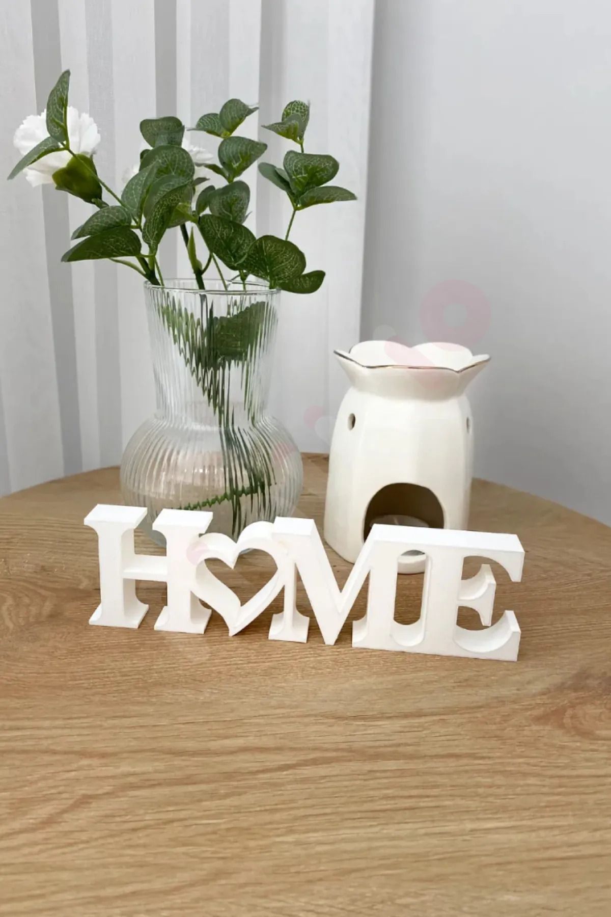 EmAy3d Home Yazılı Dekoratif Obje Biblo