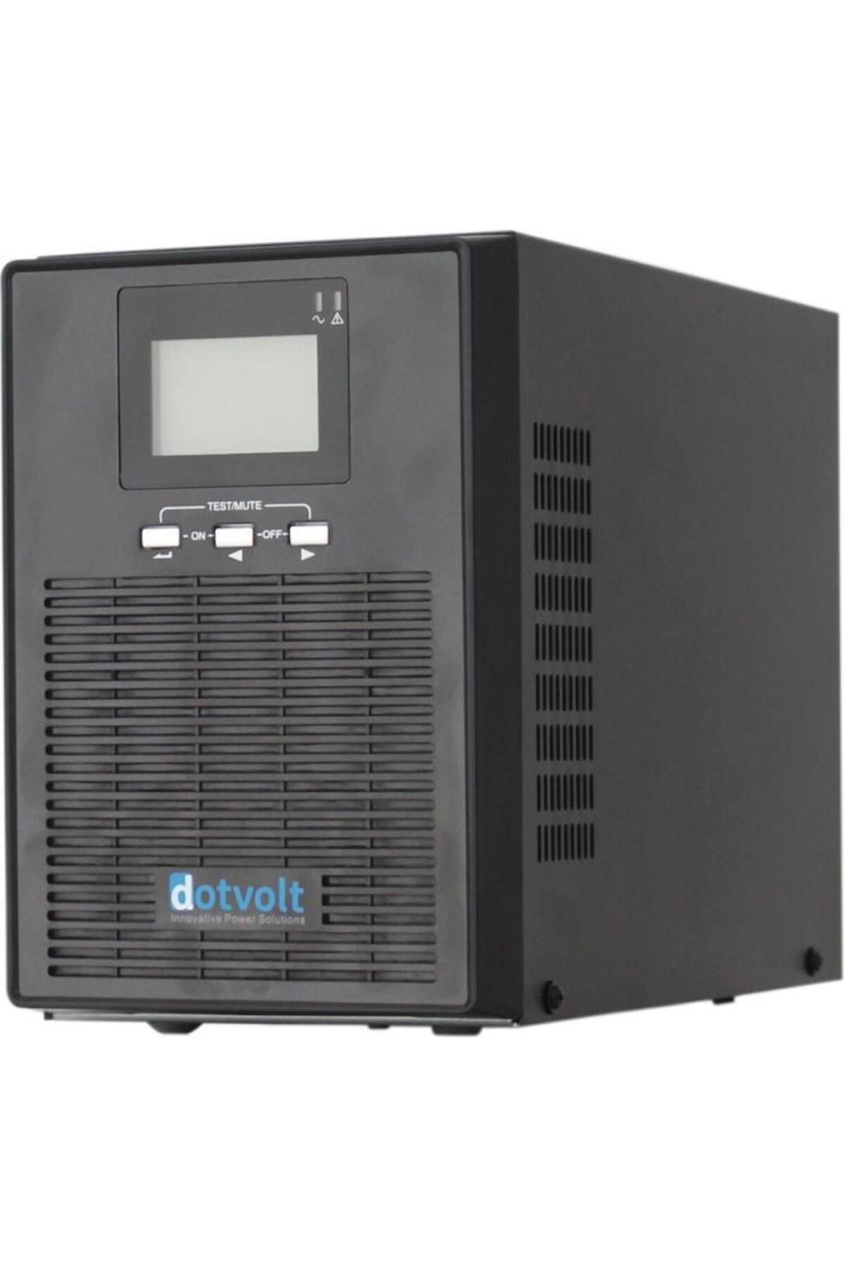 Dotvolt 1 KVA / 900 W LCD Tower Online Güç Kaynağı UPS 2 x 12V 7A