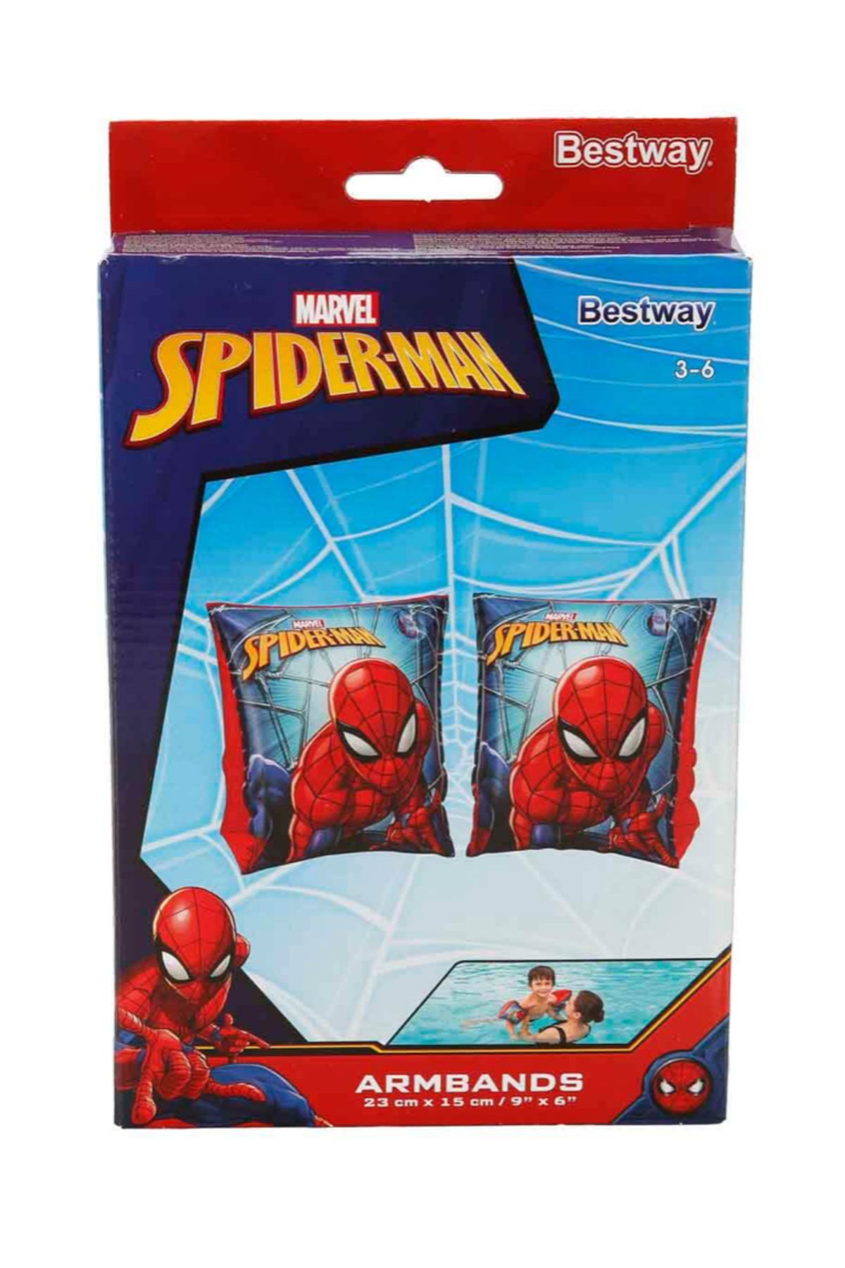 BESTWAY ENZH ONLİNE MARİN Spider Man Kolluk 23X15Cm Lisanslı