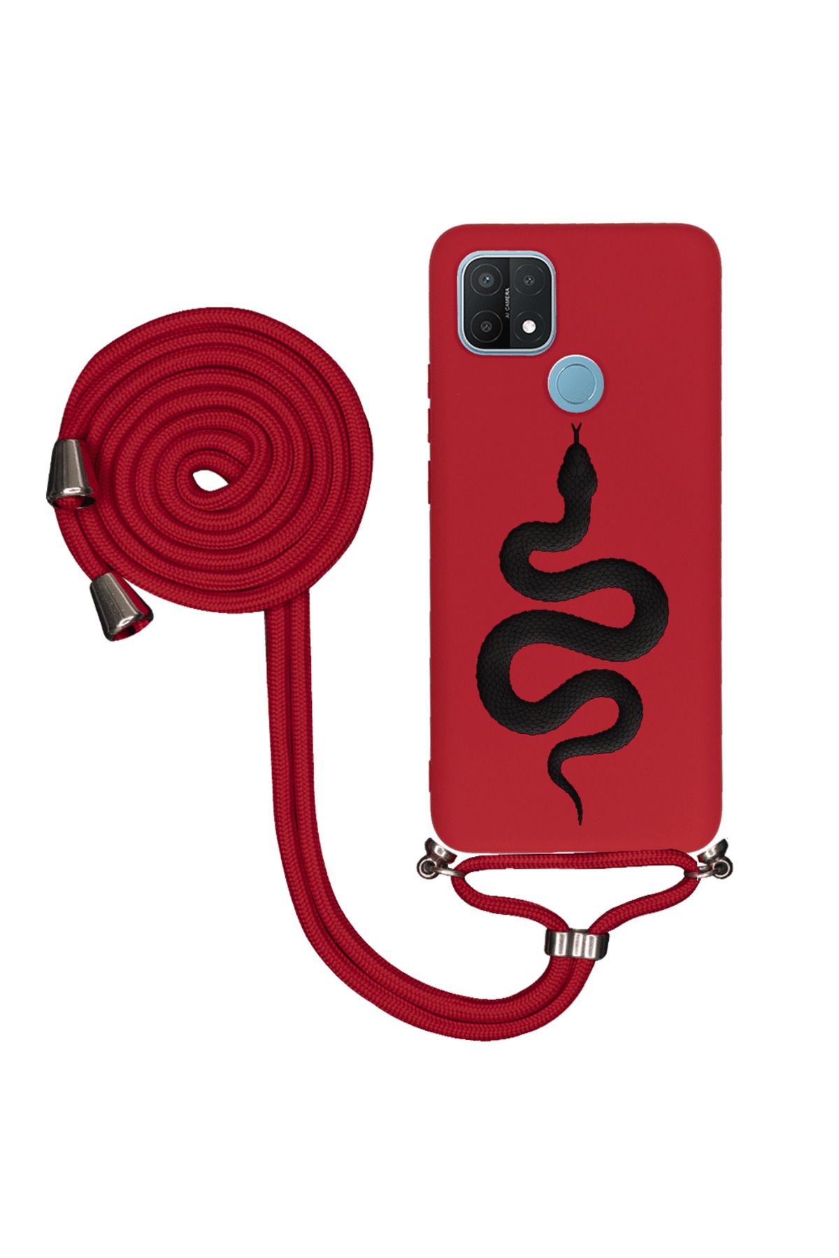 Royaleks Oppo A15s İpli Lansman Kılıf - Snake