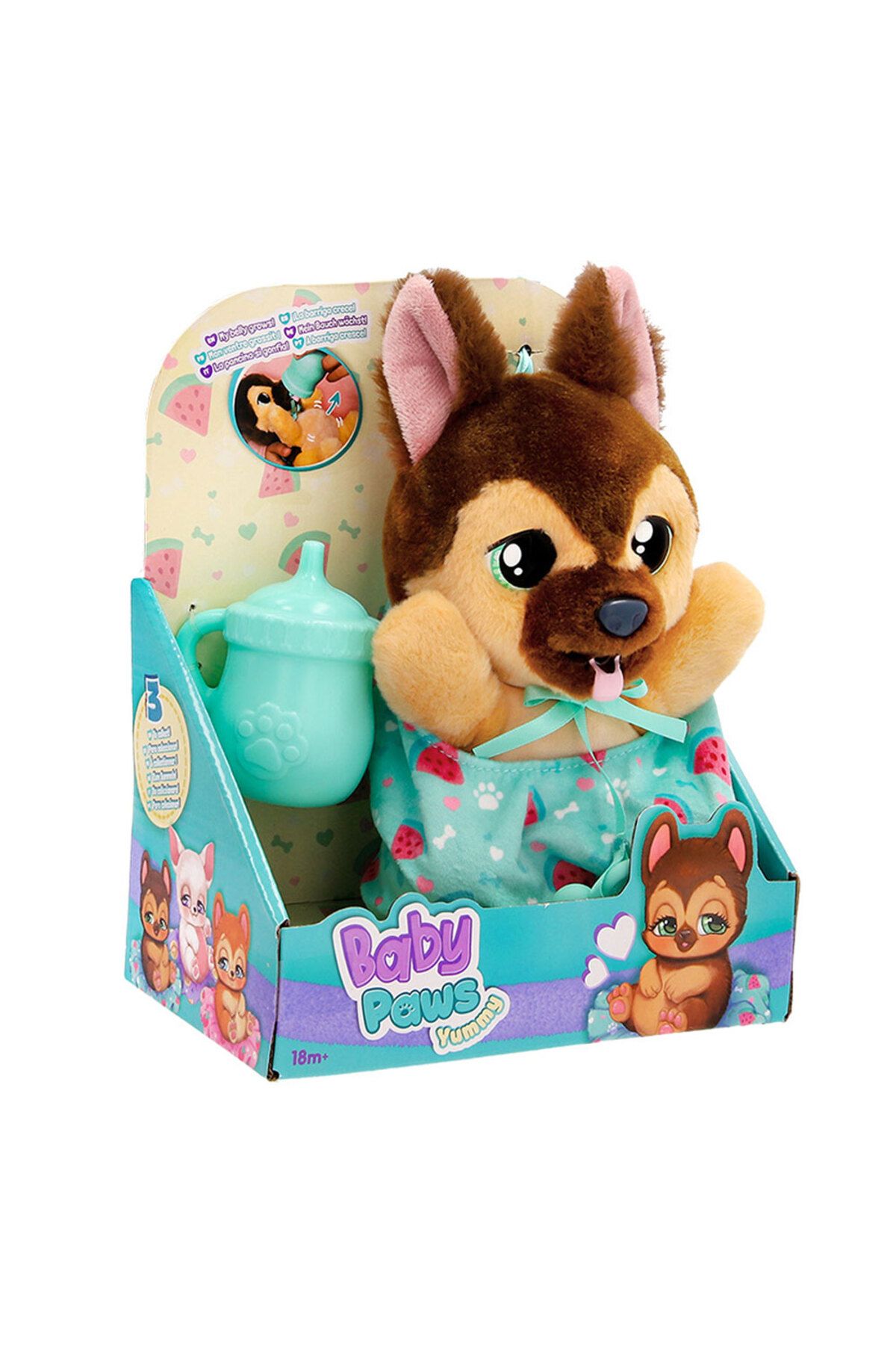 Baby Paws Yummy German Shepherd 18 cm Pelüş 926363IM