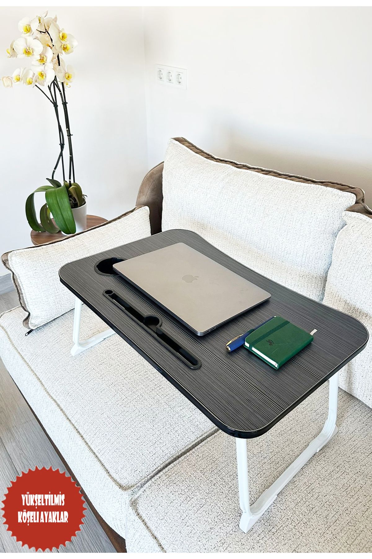 miletus Laptop Sehpası Köşeli Model Çocuk Ders Çalışma Masası Çocuk Çalışma Yatak Sehpası Ders Masası K.s