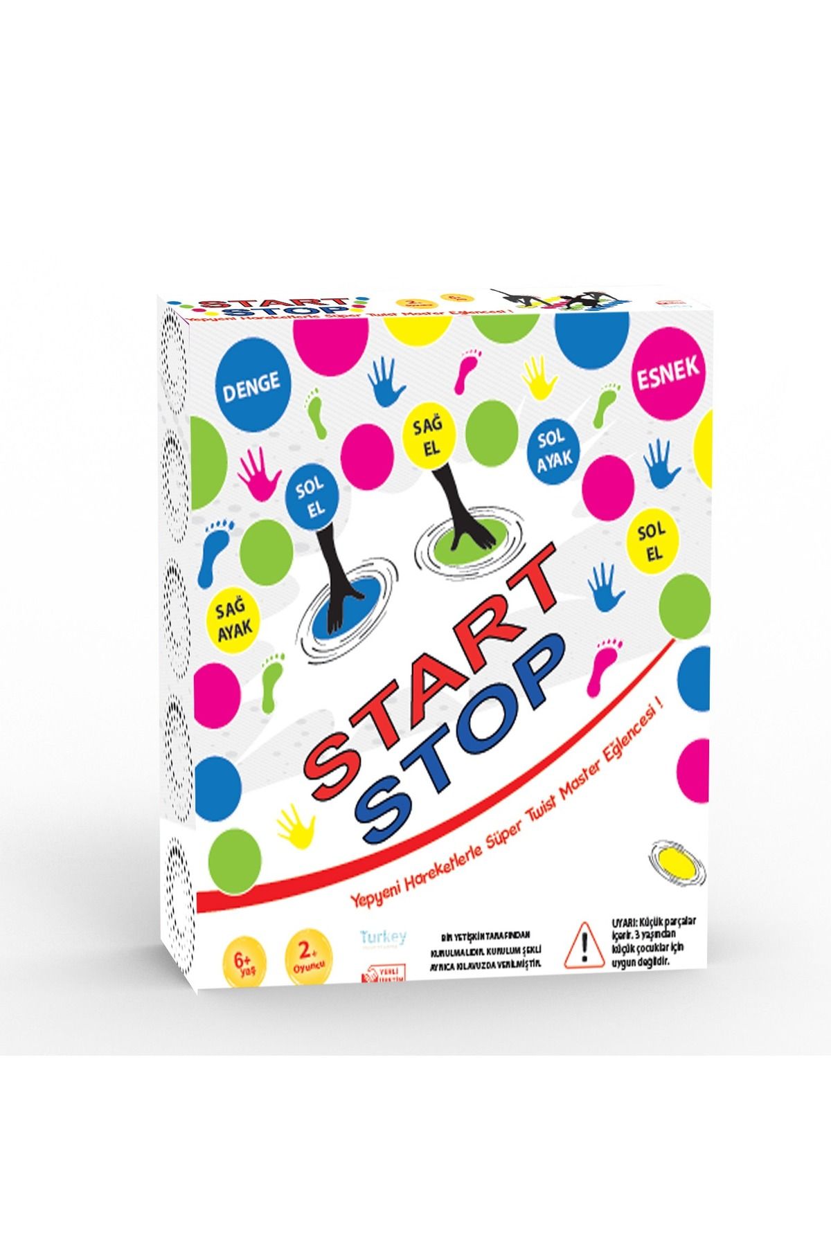 Dori Toys Start Stop Twister Master Denge Zeka Ve Akıl Oyunları Eğlenceli Aile Aktivite Eğitici Kutu Oyunu