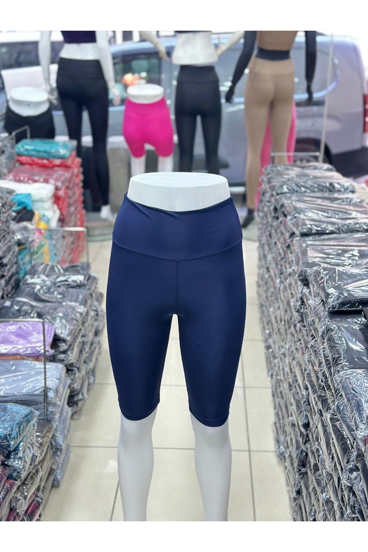 Butik Diz üstü yüksek bel tayt