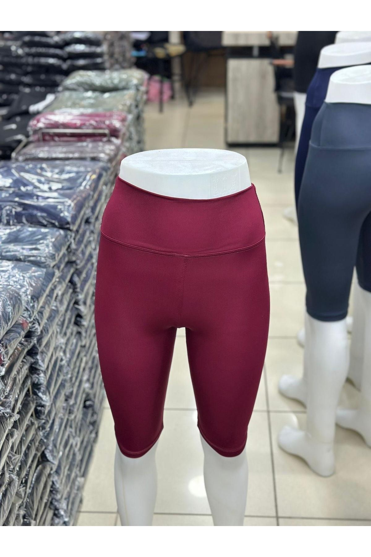 Butik Diz üstü yüksek bel tayt