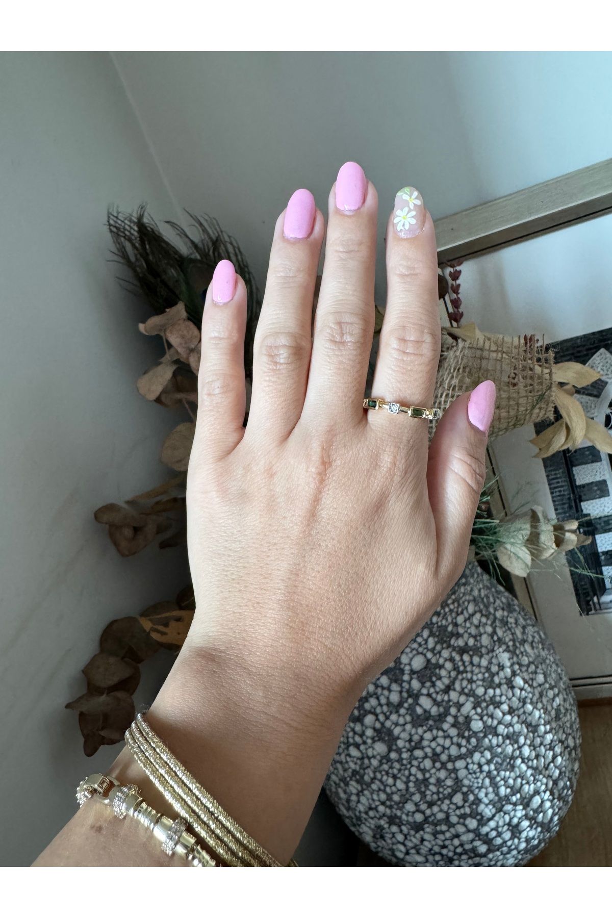 Gilia Jewelry Yeşil Zirkon Taşlı Yüzük