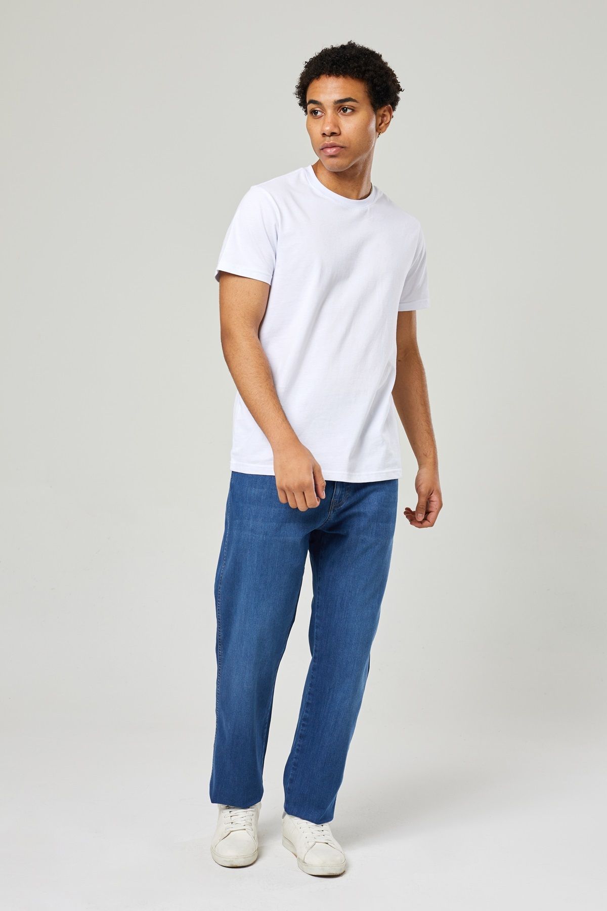Twister Jeans Erkek Mavi Twister Jeans Yazlık İnce Kot, Yüksek Bel, Geniş Paça, Rahat Kesim Kot Pantolon Vegas