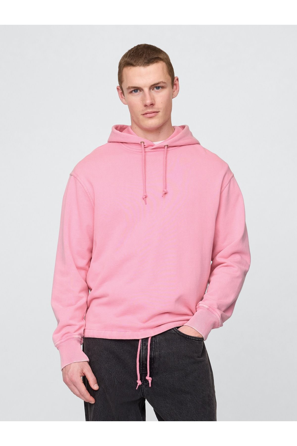 GAP Erkek Pembe Gap Logo Sweatshirt