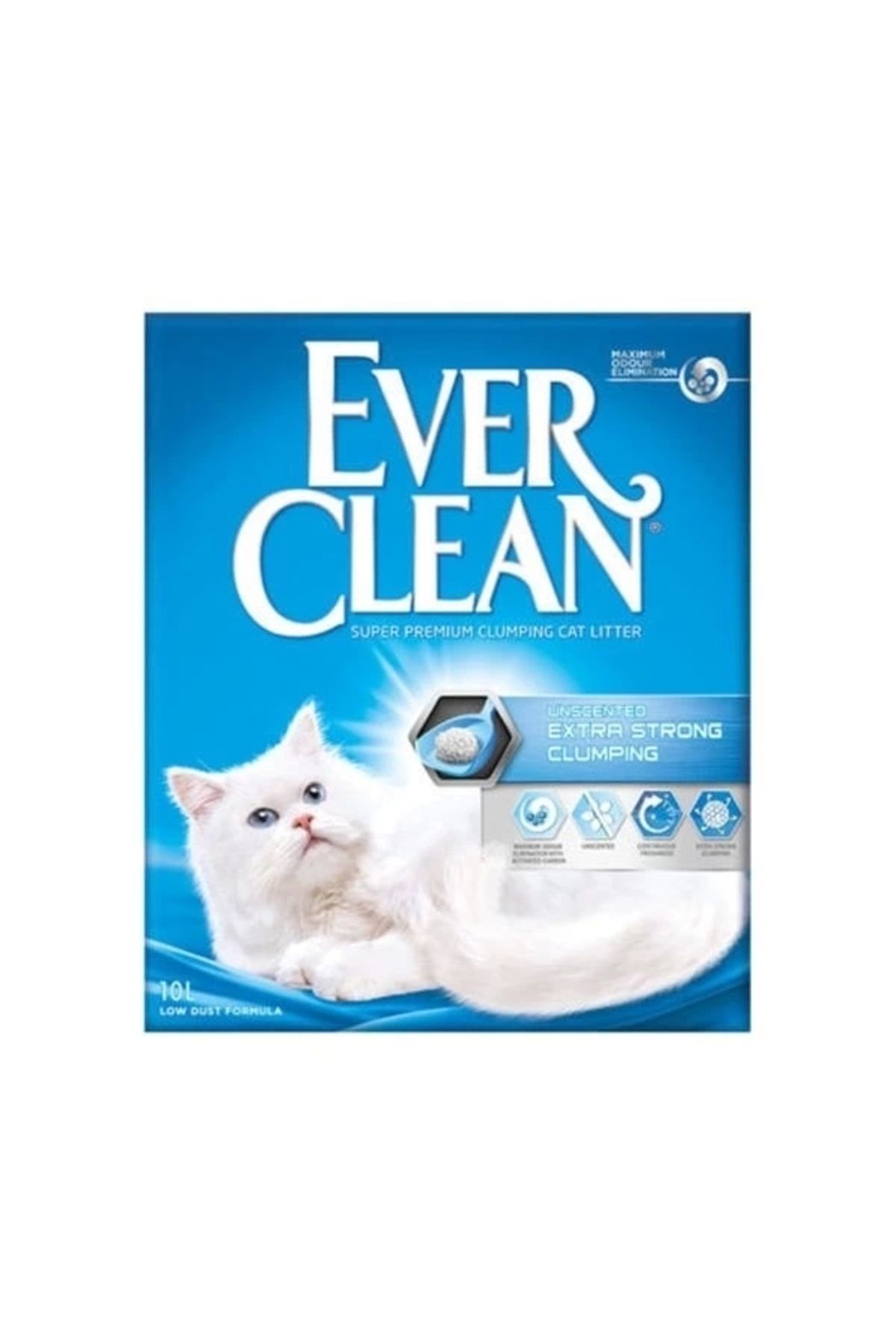 ShopNova Ever Clean Extra Strong Kokusuz Topaklanan Kedi Kumu 10 Lt