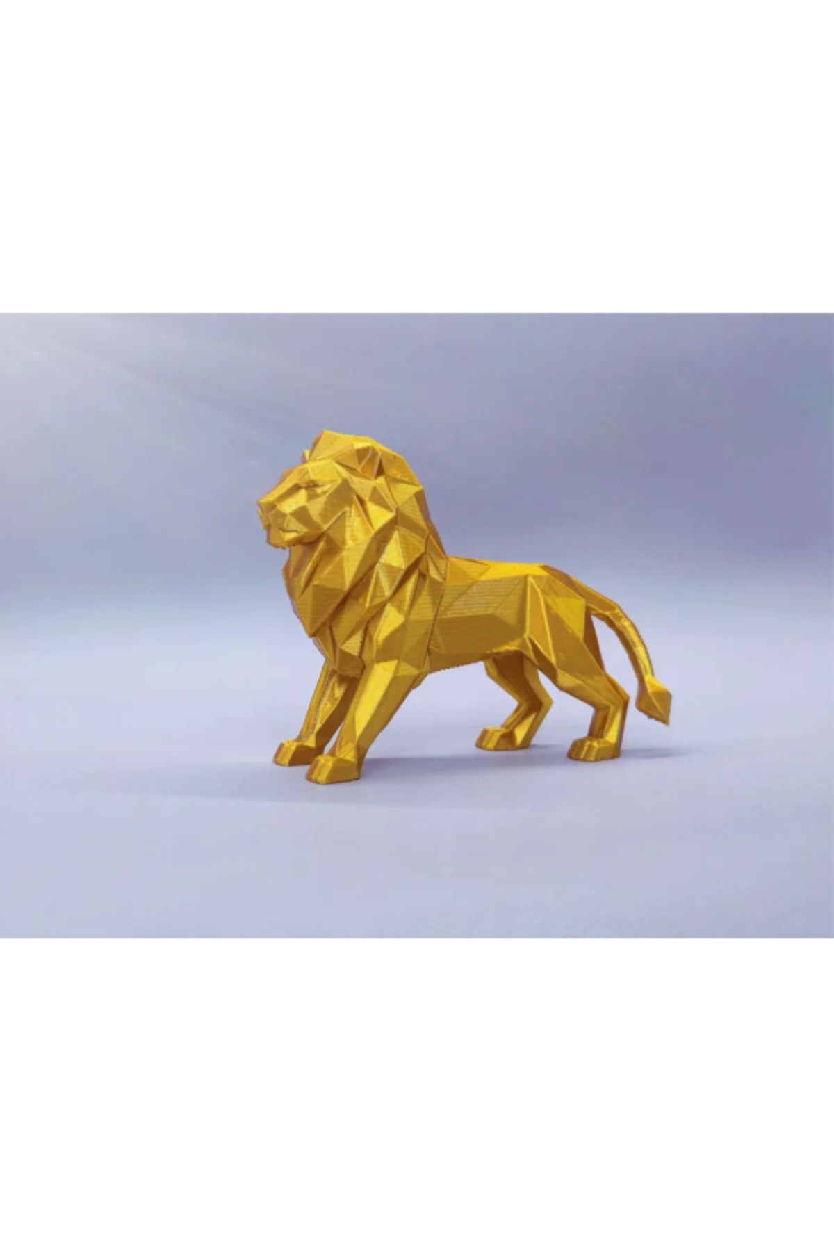 NOMOTHETIC Low-Poly Aslan Heykeli Figürü