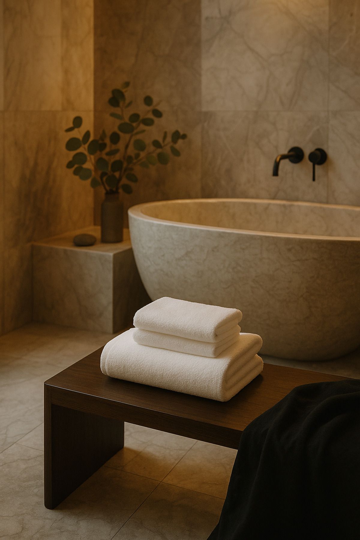 Sakura Banyo Havlusu