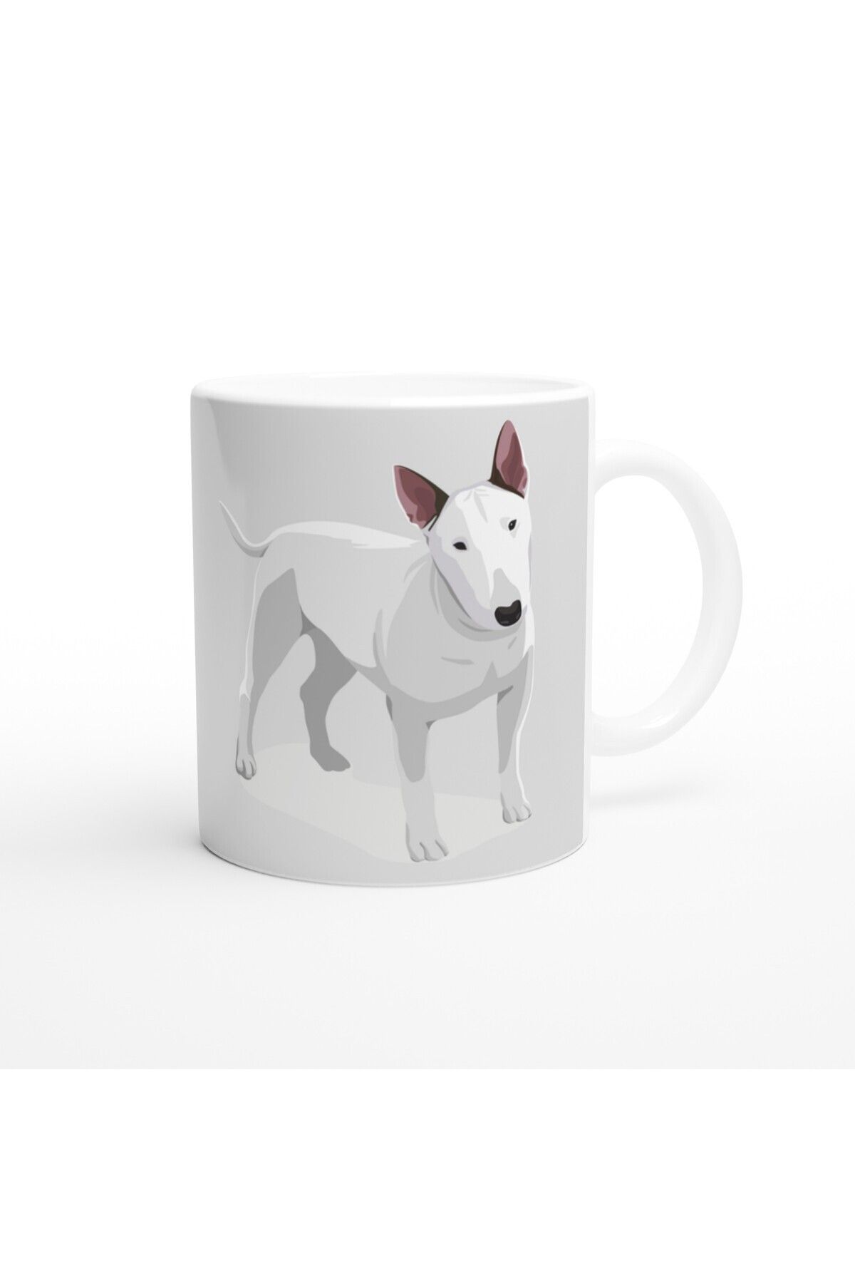 MESCHAIN I Love Bull Terrier Temalı Baskılı Kupa Bardak