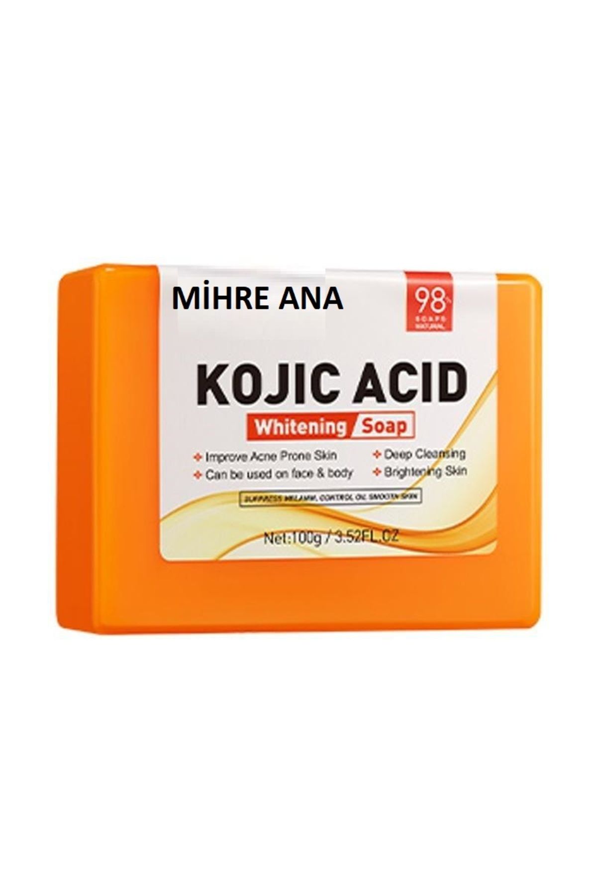 Mihre Ana Kojic Asit Sabunu, Zerdeçal Ve Kojik Asit Etkisi Ile Leke Karşıtı Kojik Asit Sabunu