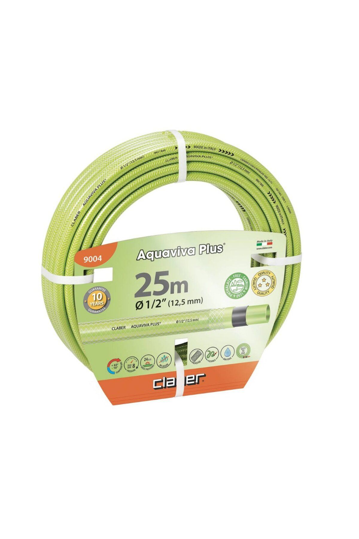 CLABER 9004 Hortum Aquaviva Plus 1/2'' (12-17mm) 25 M