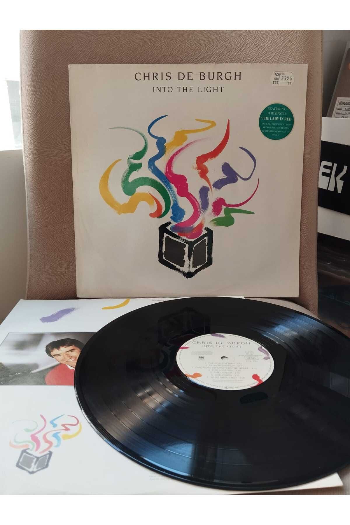Plakperest Chris de Burgh – Into The Light - 1986 Almanya Basım LP Plak Albüm-2.EL