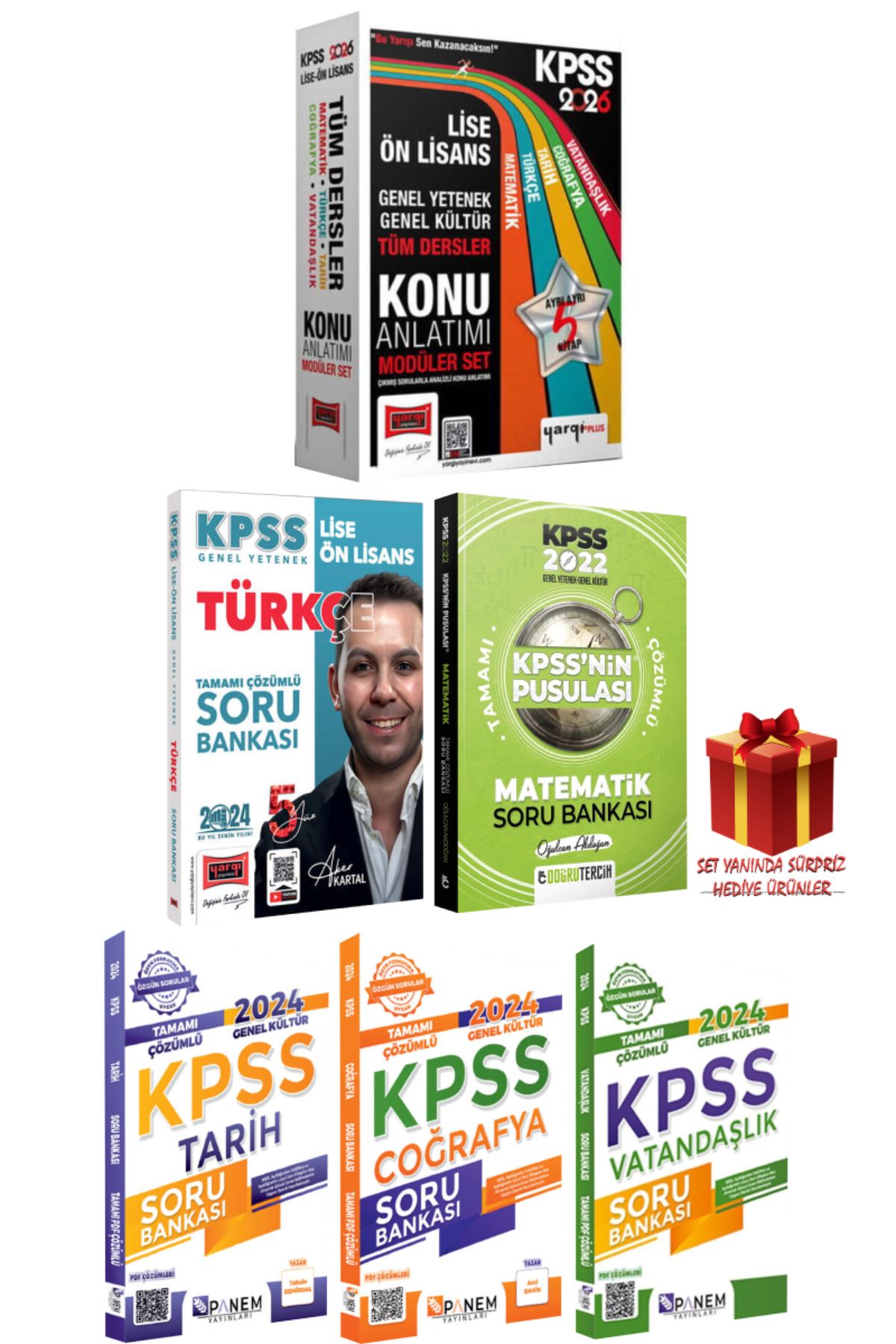 Yargı Yayınları 2026 KPSS Lise Ön Lisans GYGK Tüm Dersler Konu Anlatımı Modüler Set+ Tüm Dersler Soru Bankası Seti