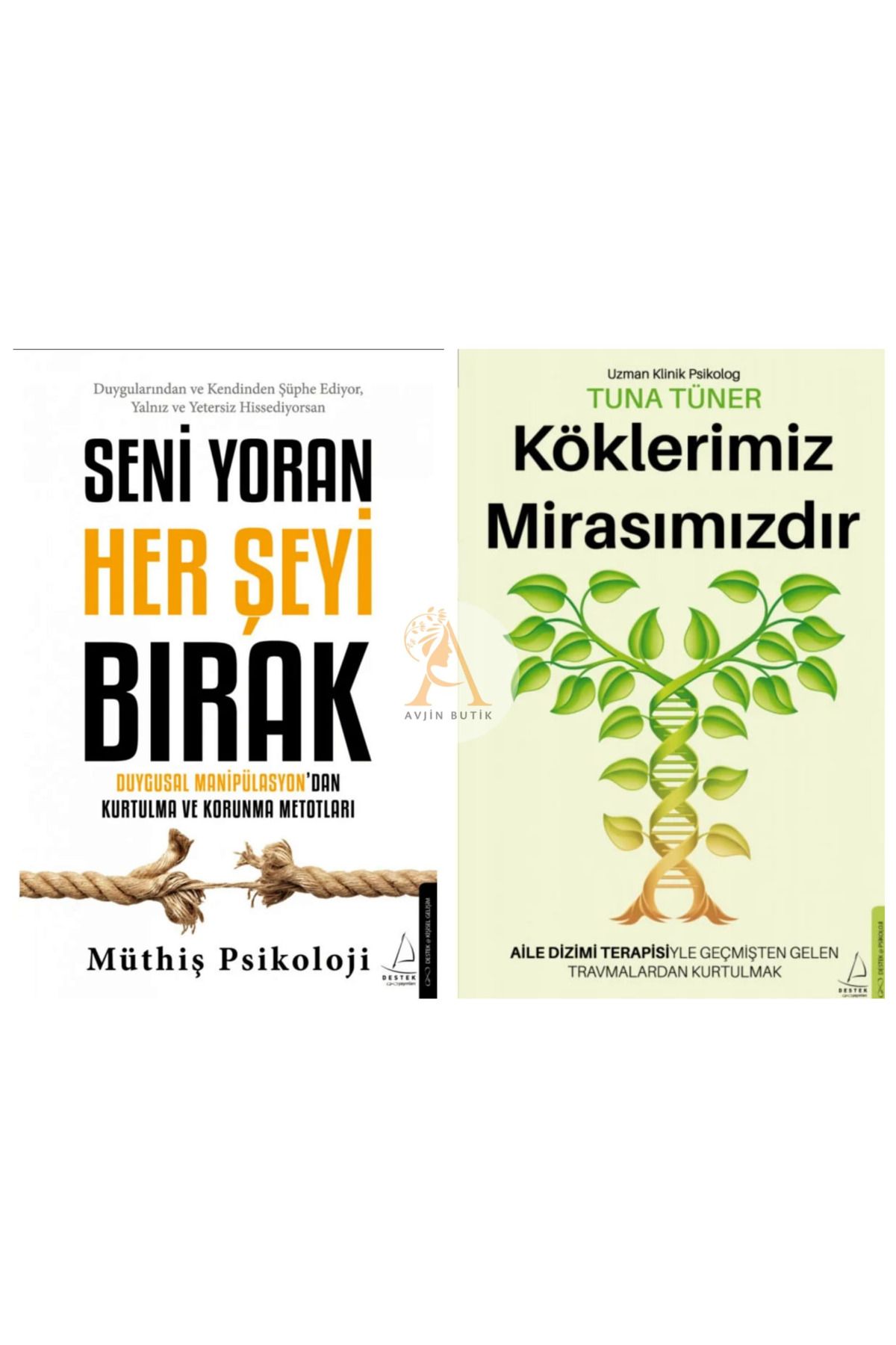 Destek Yayınları Seni Yoran Her Şeyi Bırak/Köklerimiz Mirasımızdır/2 Kitap Set