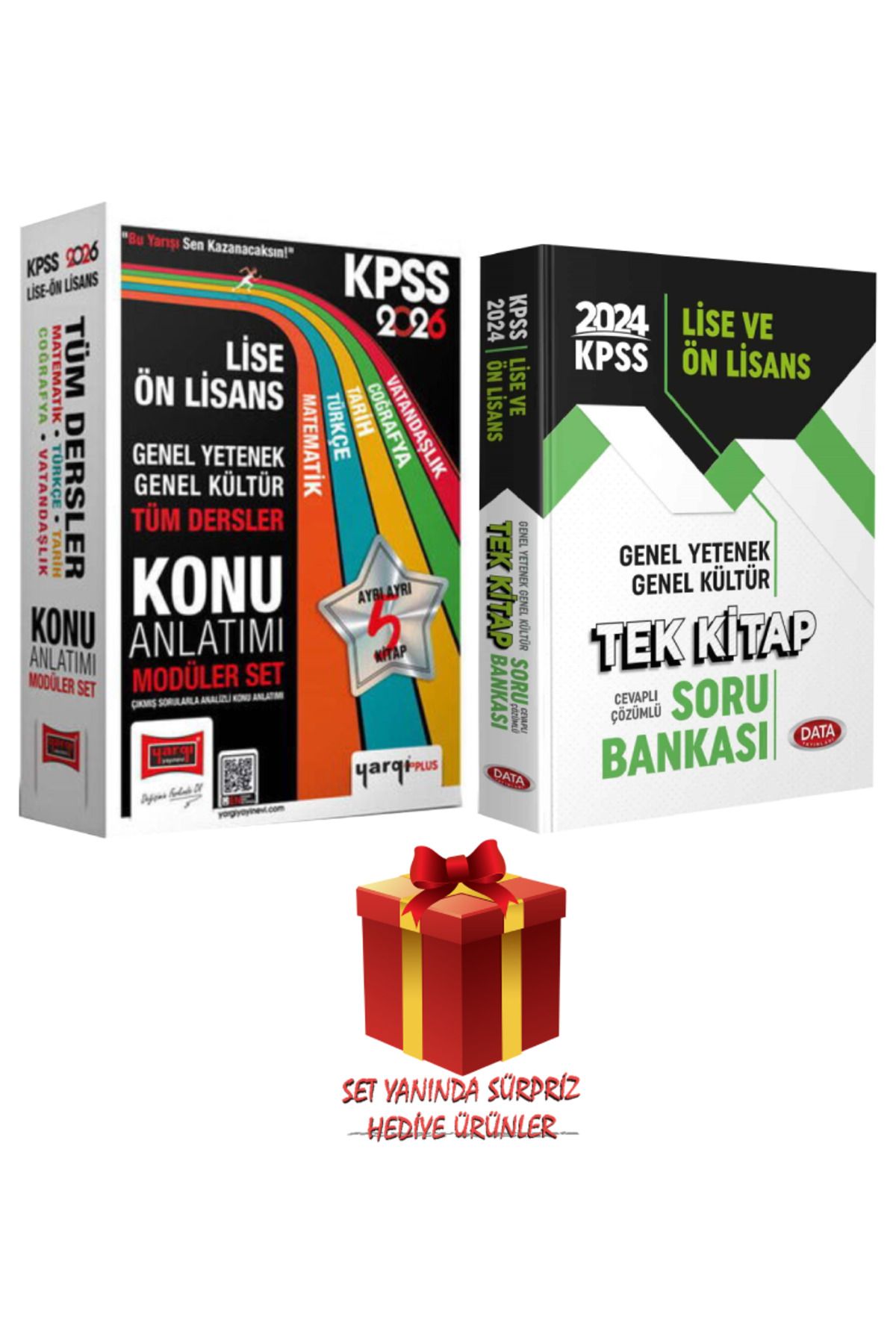 Yargı Yayınları 2026 KPSS Lise Ön Lisans GYGK Tüm Dersler Konu Anlatımı Modüler Set+ Data Tek Kitap Soru Bankası