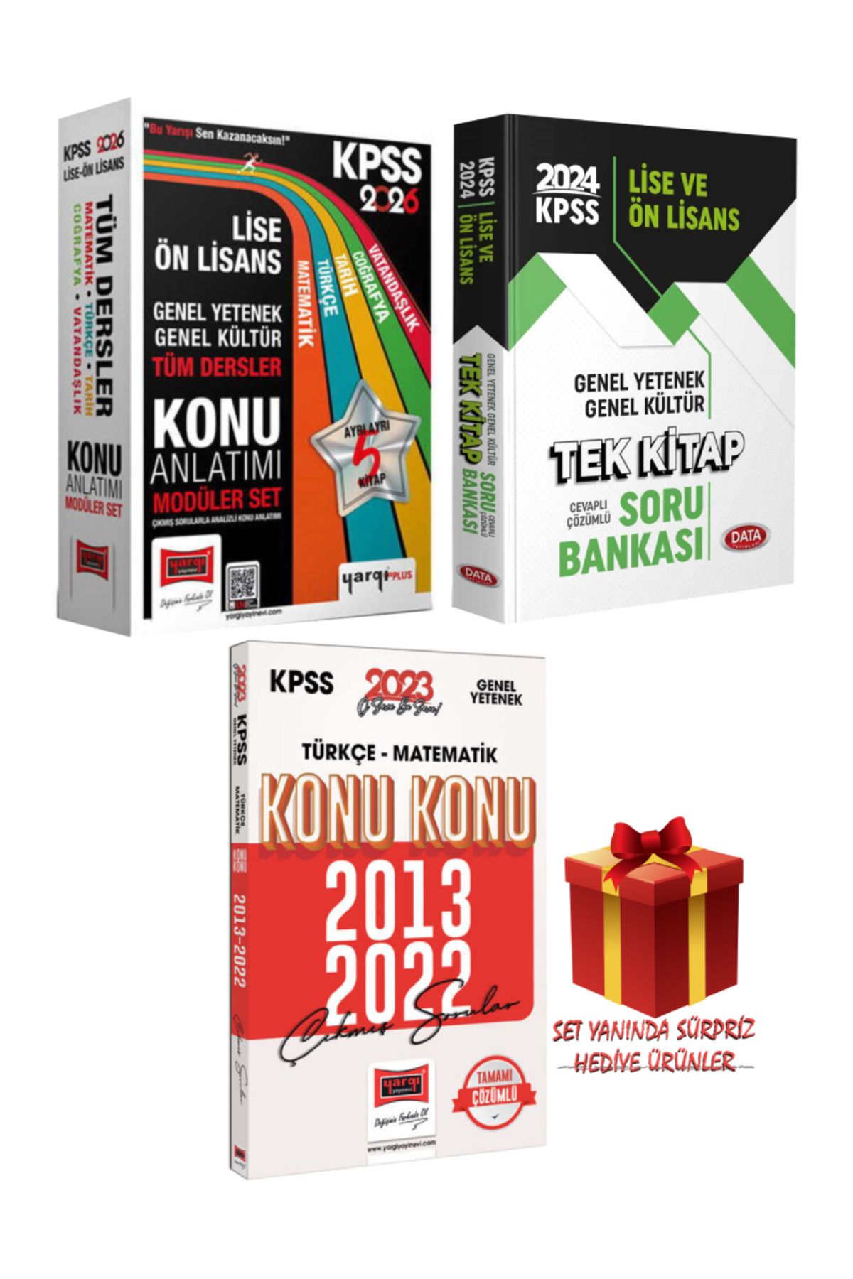 Yargı Yayınları 2026 KPSS Lise Ön Lisans GYGK Tüm Dersler Konu Anlatımı Modüler Set+Tek Kitap Soru Banka+Çıkmış Soru